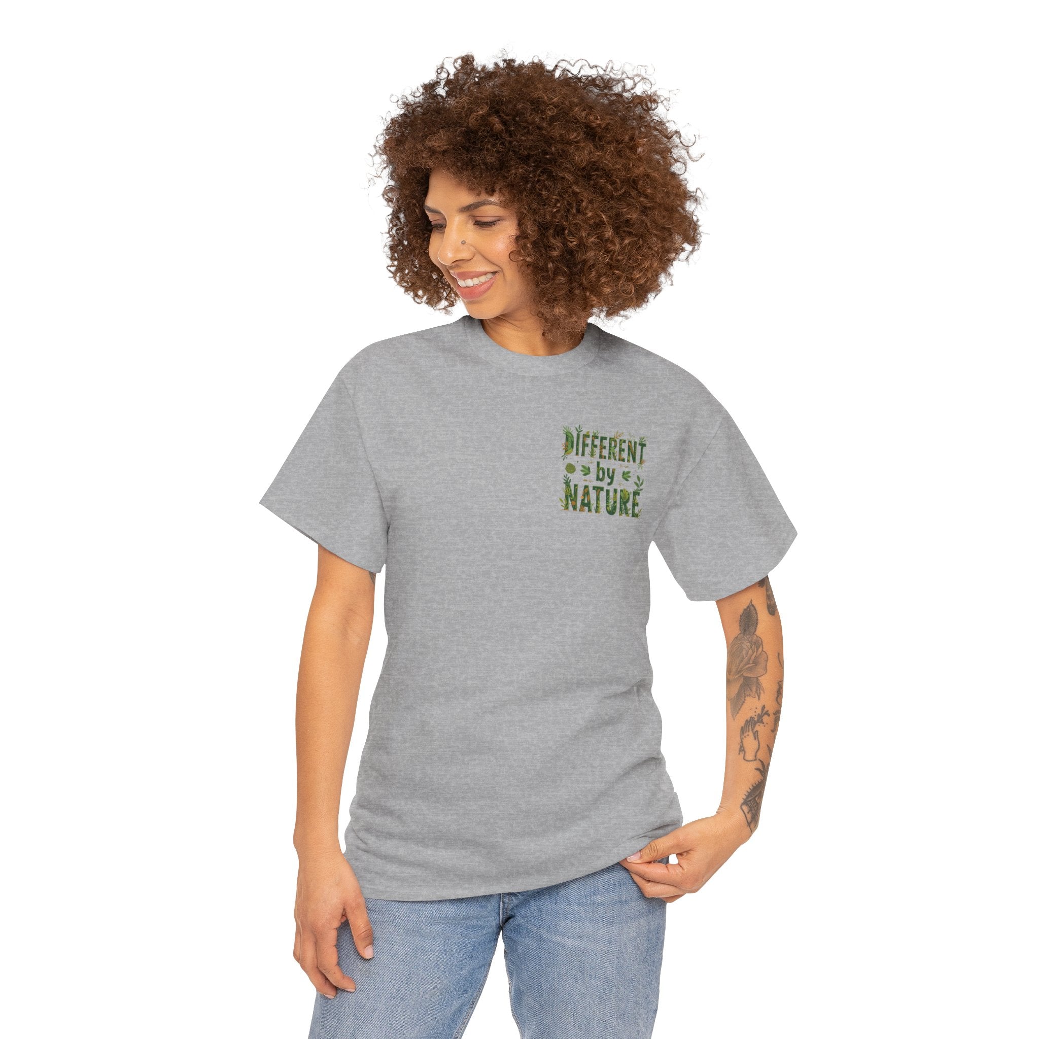 Different By Nature T-Shirt — Botanical Graphic Tee