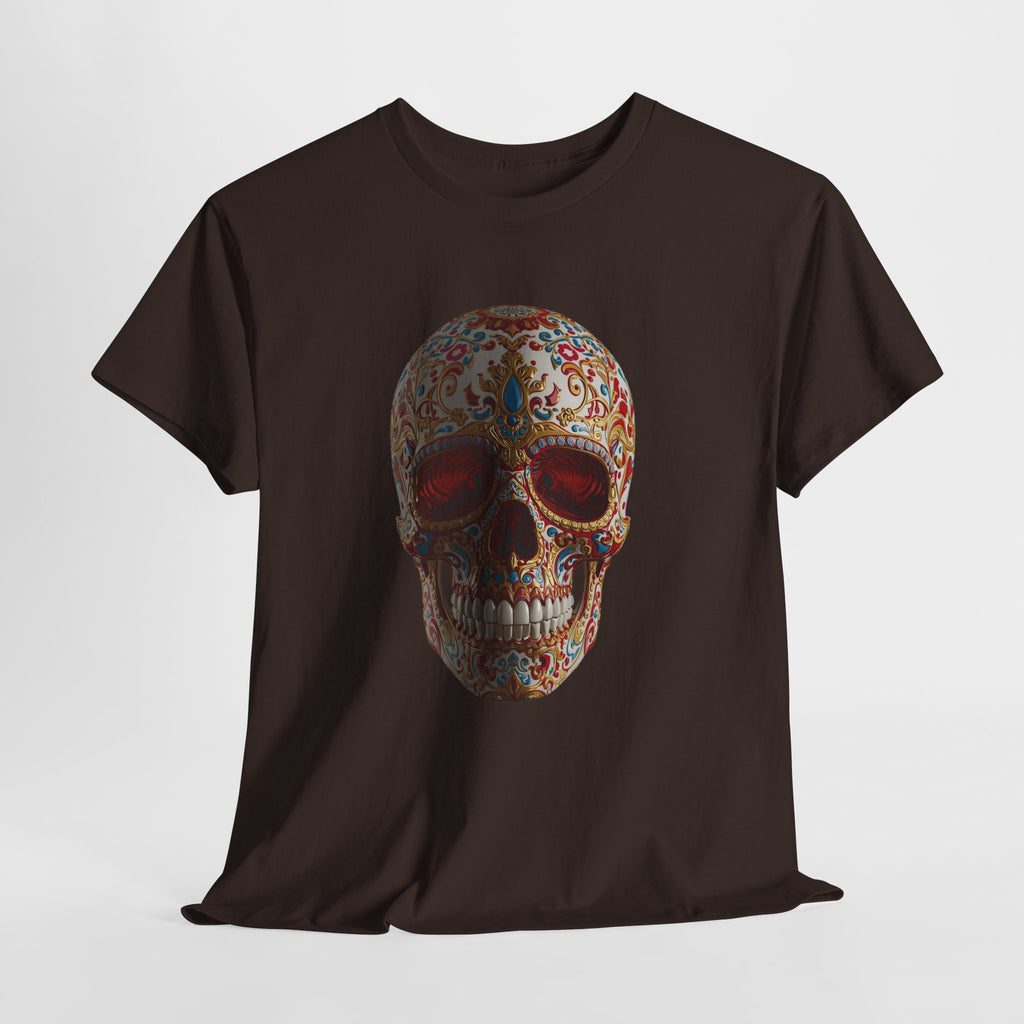 Sugar Skull T-Shirt — Day of the Dead Floral Skull Tee