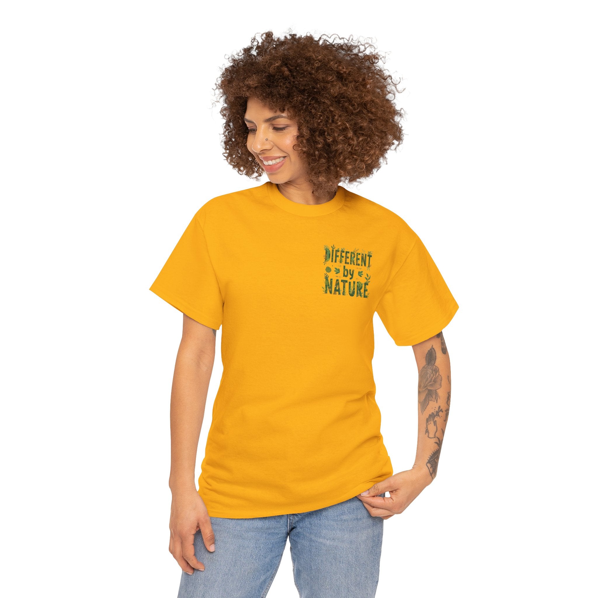 Different By Nature T-Shirt — Botanical Graphic Tee