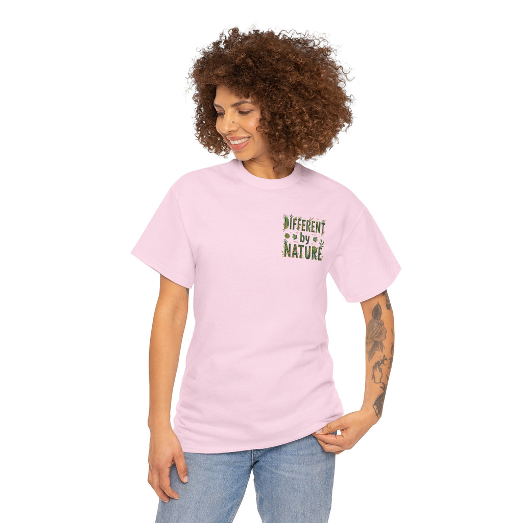 Different By Nature T-Shirt — Botanical Graphic Tee