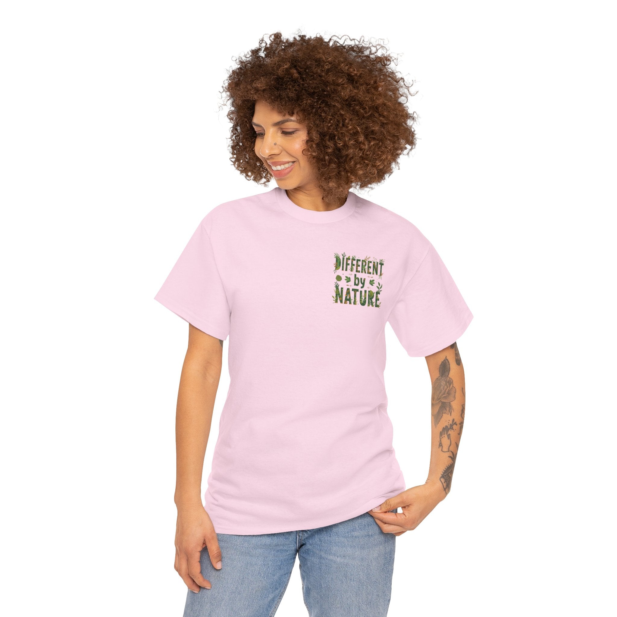 Different By Nature T-Shirt — Botanical Graphic Tee