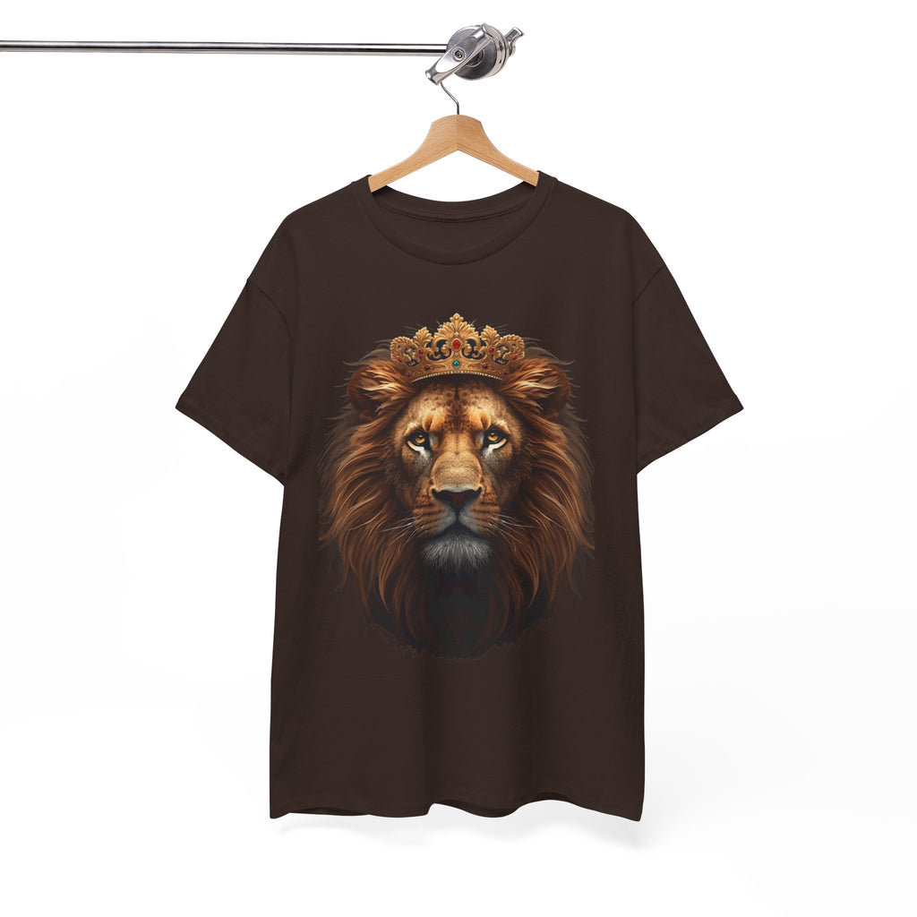 Lion King Crown T-Shirt — Regal Lion Face Graphic Tee