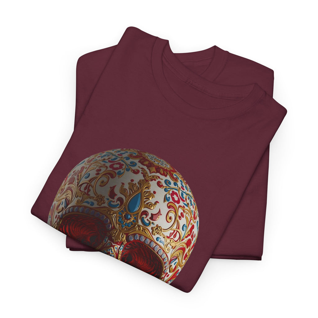 Sugar Skull T-Shirt — Day of the Dead Floral Skull Tee