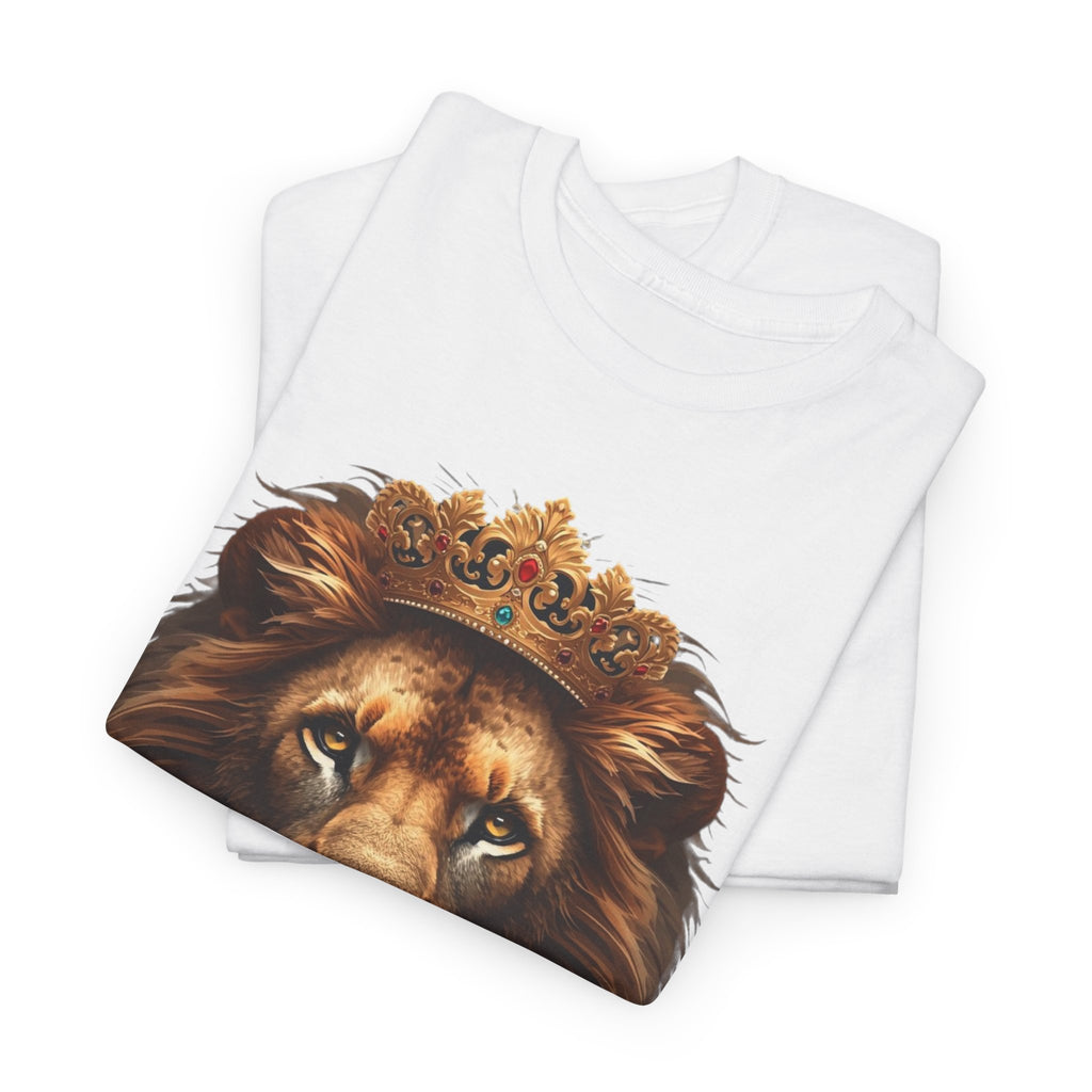 Lion King Crown T-Shirt — Regal Lion Face Graphic Tee