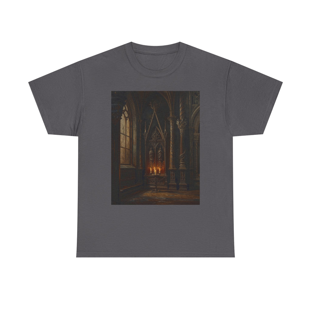 Gothic Cathedral Candlelight T-Shirt