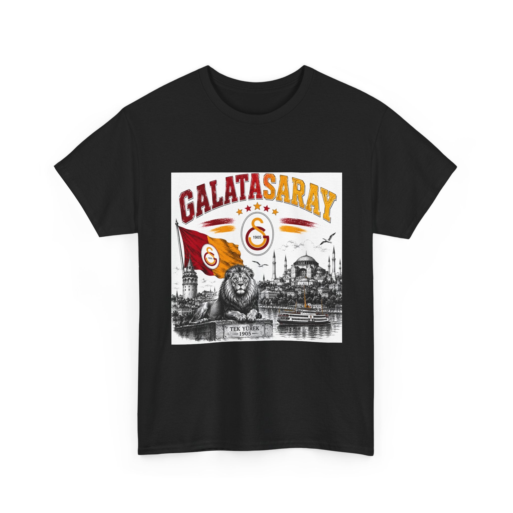 Galatasaray Istanbul Lion T-Shirt – Vintage Soccer Fan Tee