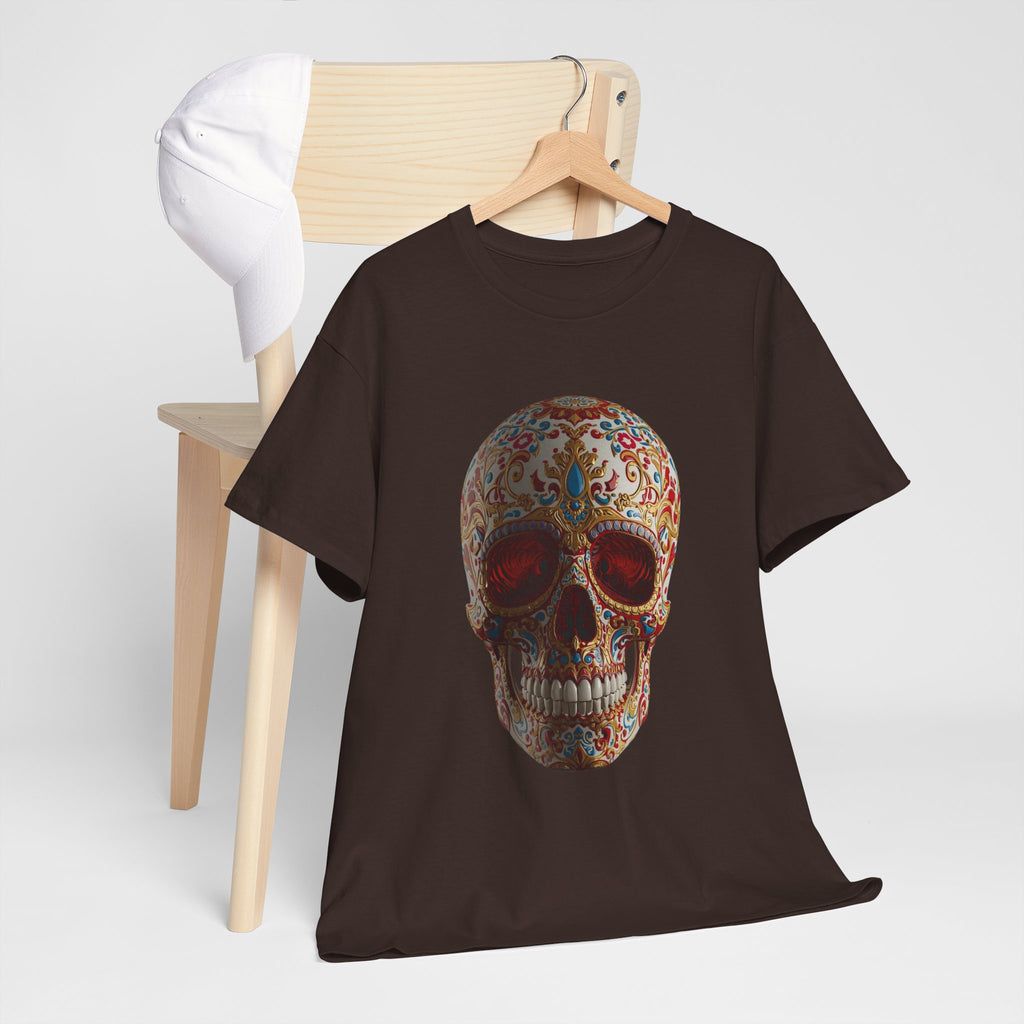 Sugar Skull T-Shirt — Day of the Dead Floral Skull Tee