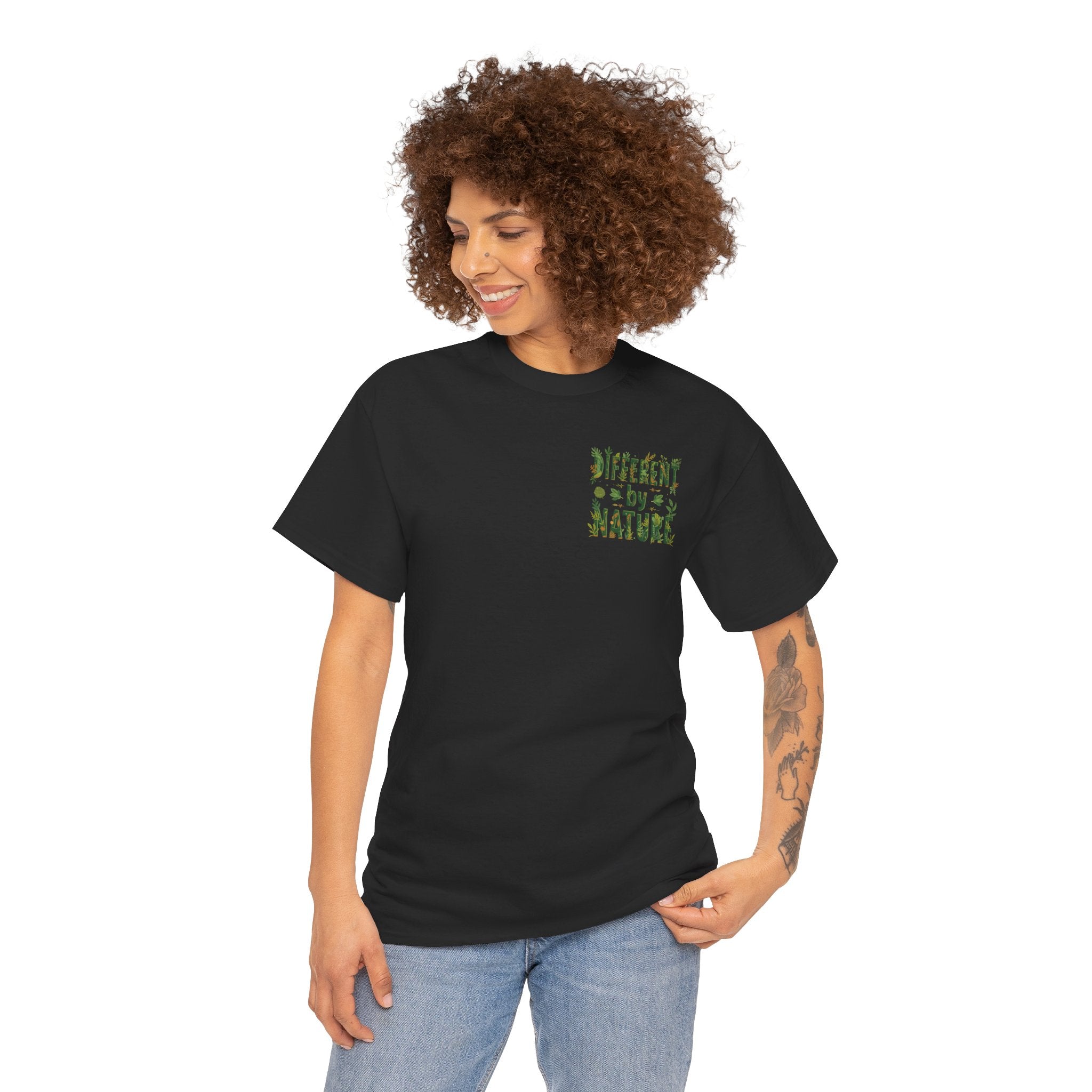 Different By Nature T-Shirt — Botanical Graphic Tee