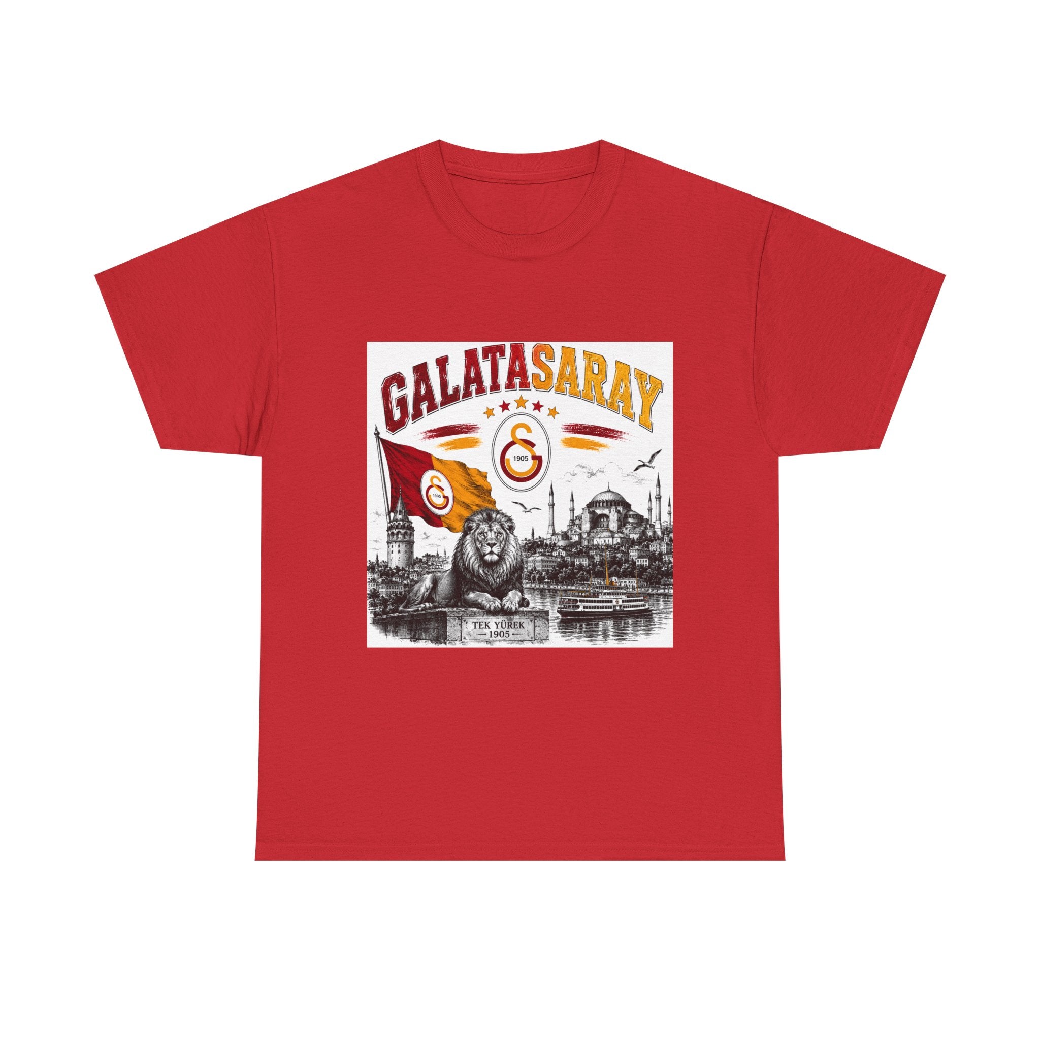 Galatasaray Istanbul Lion T-Shirt – Vintage Soccer Fan Tee