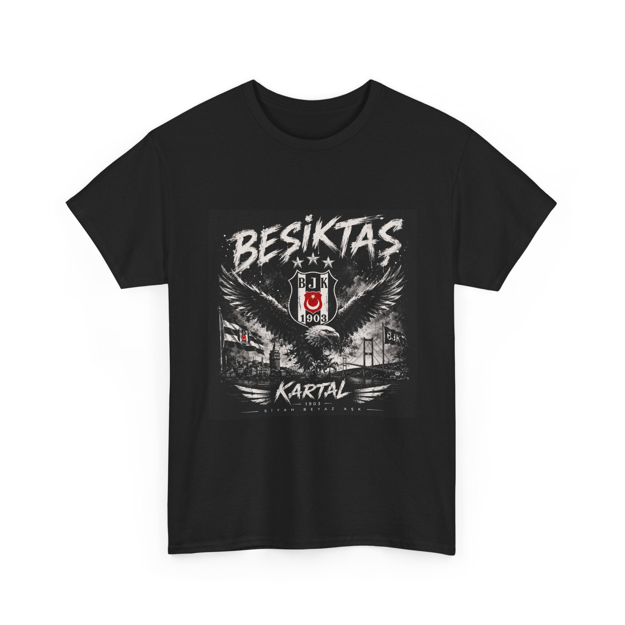Beşiktaş Kartal T‑Shirt — Turkish Football Club Graphic Tee