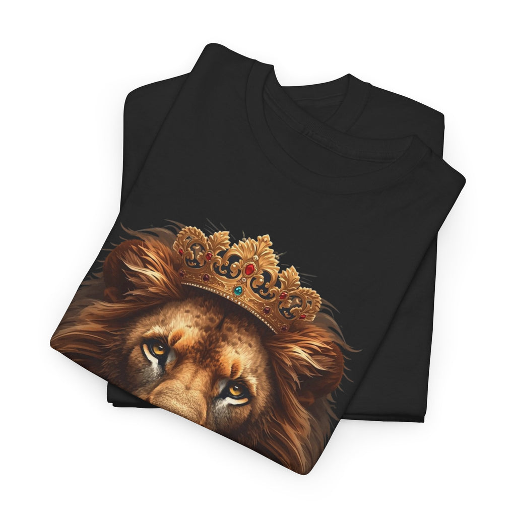 Lion King Crown T-Shirt — Regal Lion Face Graphic Tee
