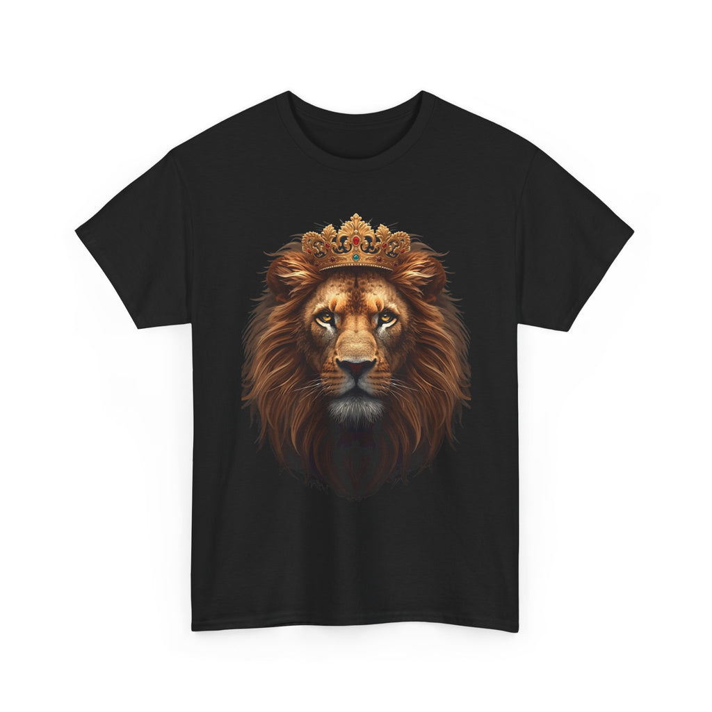 Lion King Crown T-Shirt — Regal Lion Face Graphic Tee