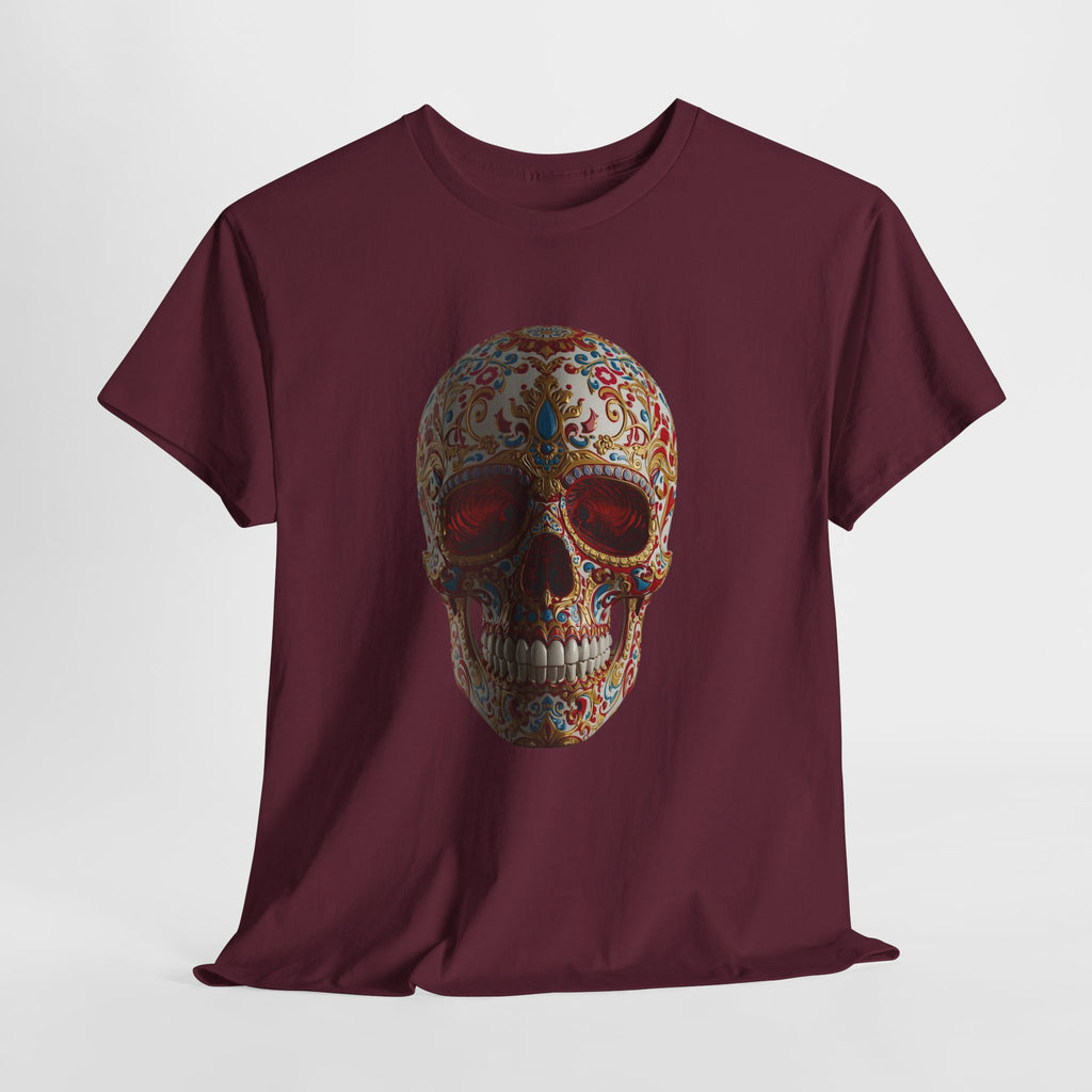 Sugar Skull T-Shirt — Day of the Dead Floral Skull Tee