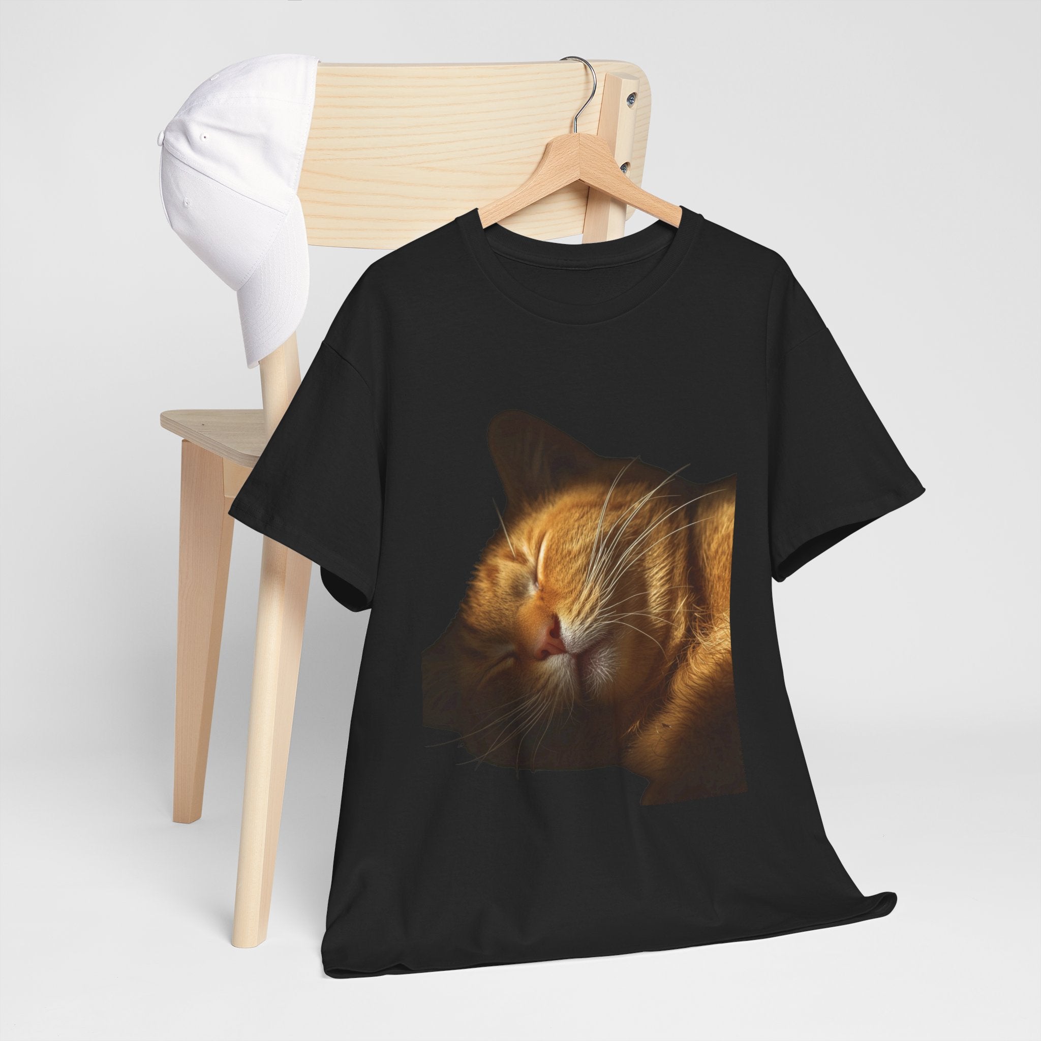 Sleeping Ginger Cat T-Shirt