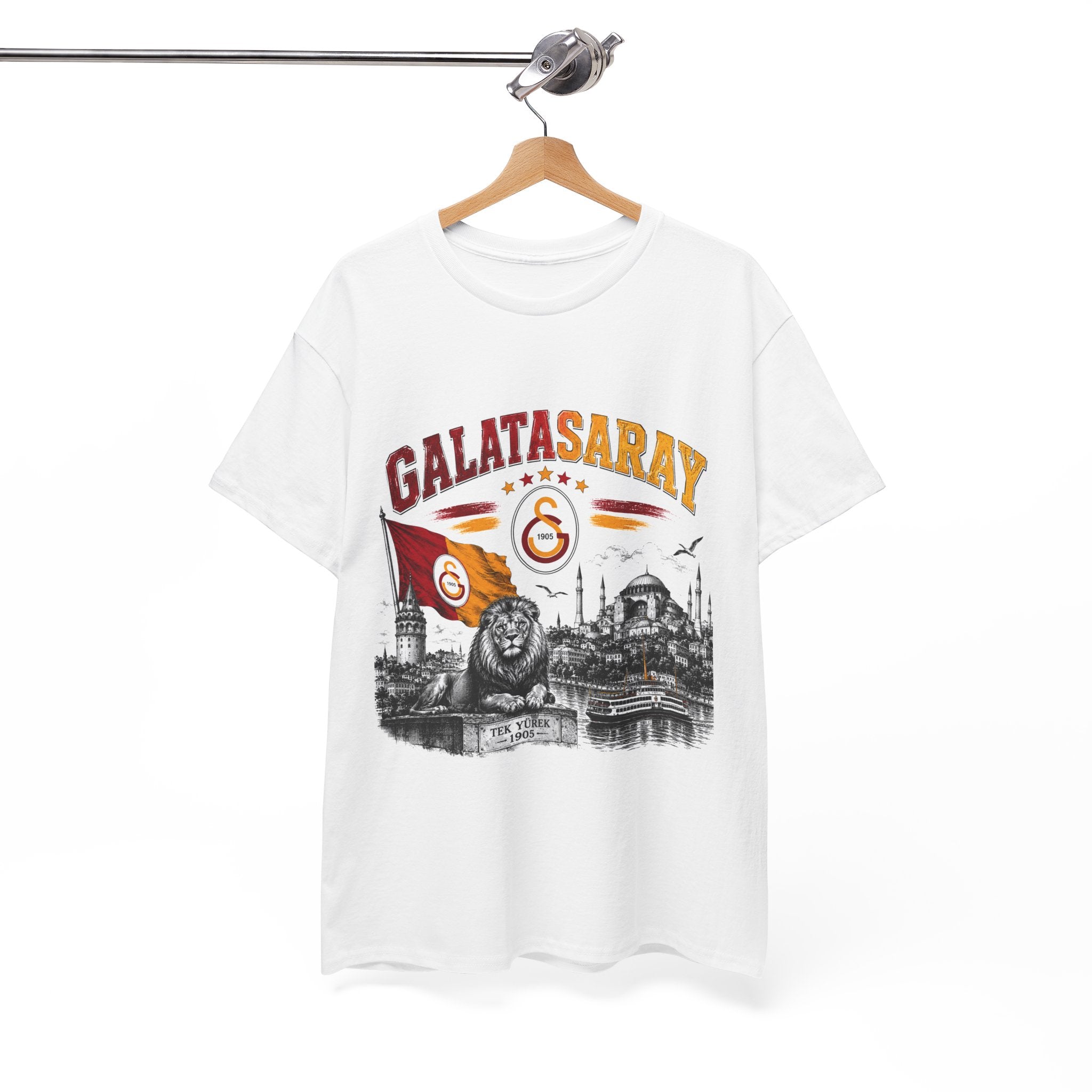 Galatasaray Istanbul Lion T-Shirt – Vintage Soccer Fan Tee