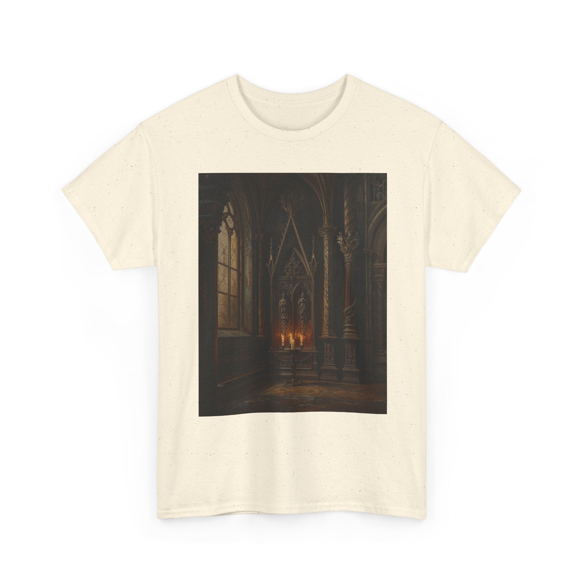Gothic Cathedral Candlelight T-Shirt