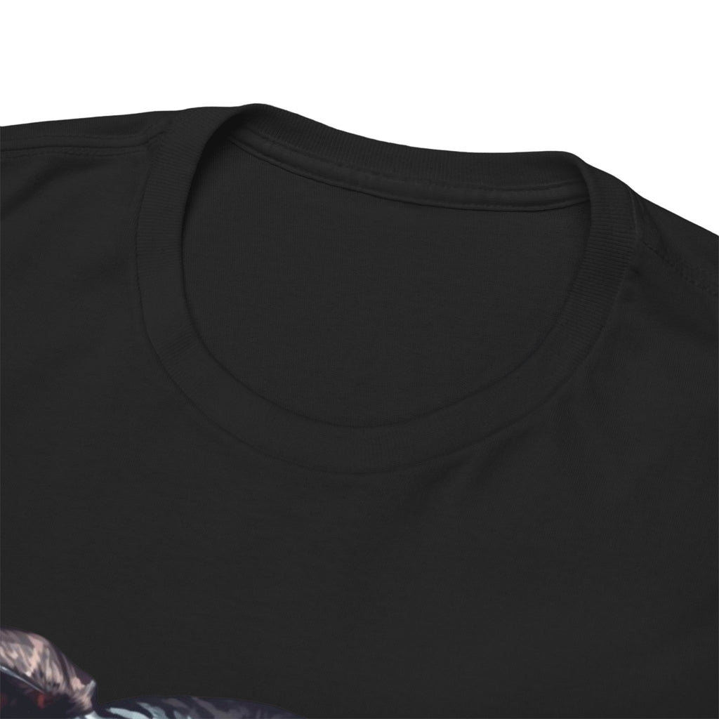 Pitbull Portrait T-Shirt — Realistic Black Dog Face Tee for Dog Lovers