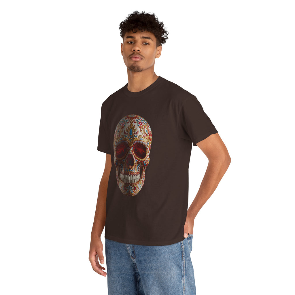 Sugar Skull T-Shirt — Day of the Dead Floral Skull Tee