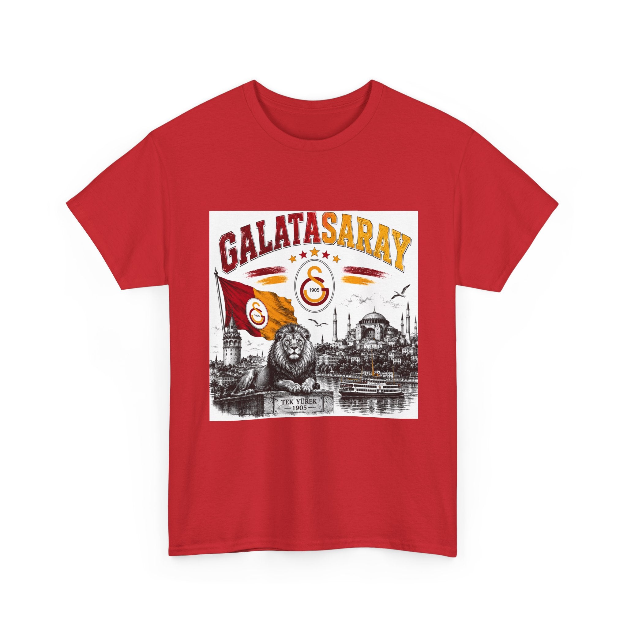 Galatasaray Istanbul Lion T-Shirt – Vintage Soccer Fan Tee