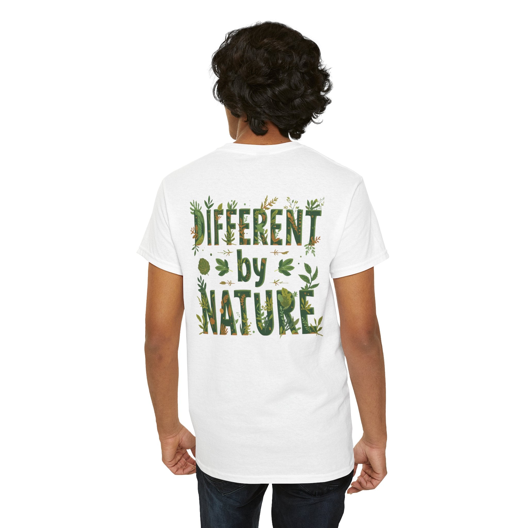 Different By Nature T-Shirt — Botanical Graphic Tee