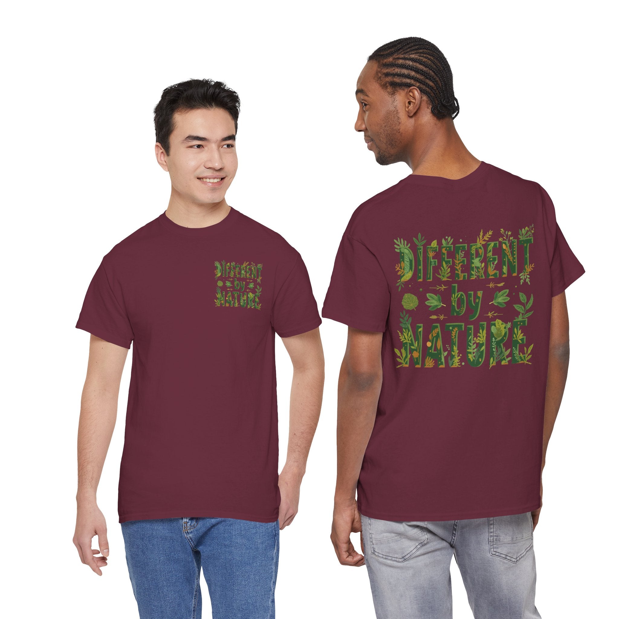 Different By Nature T-Shirt — Botanical Graphic Tee