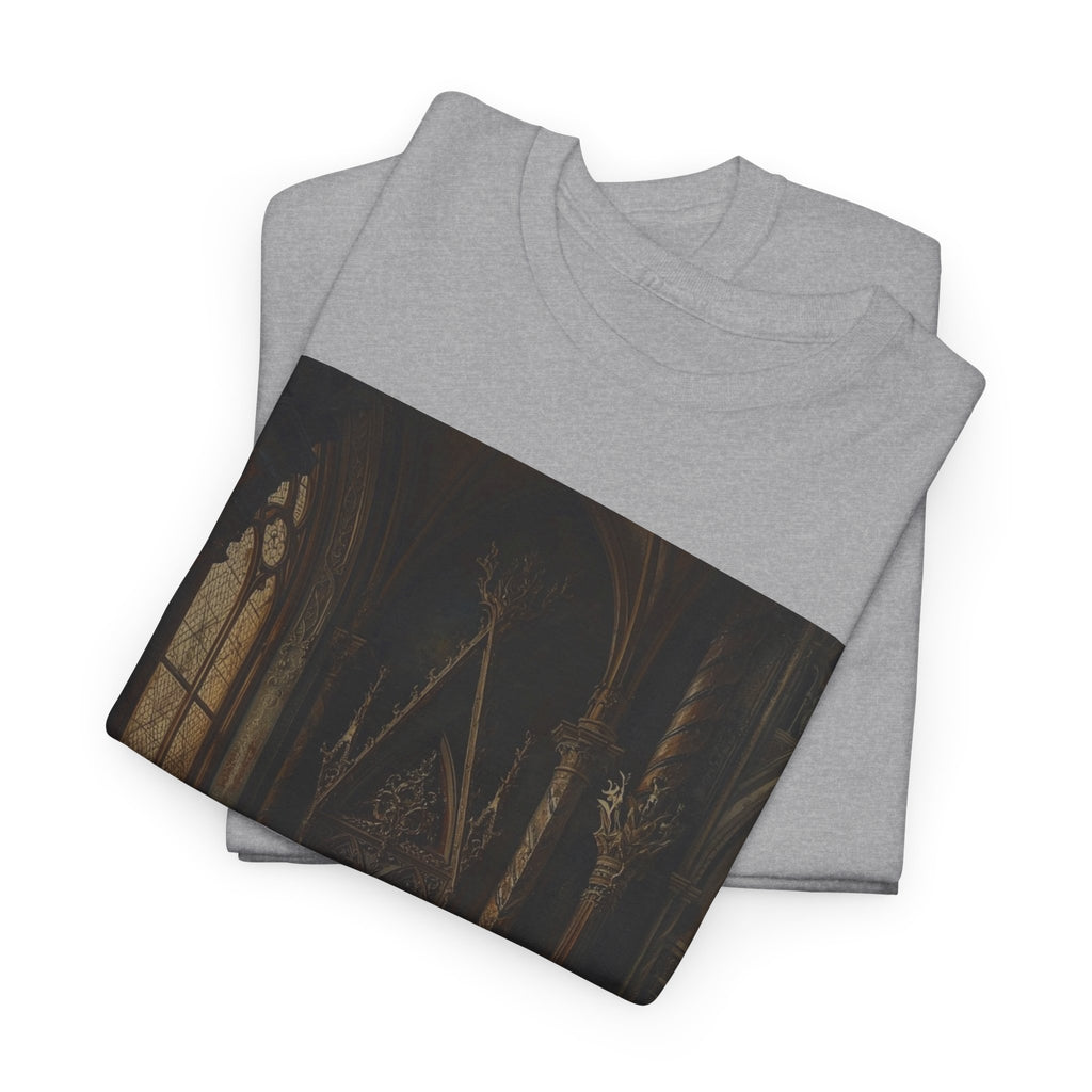 Gothic Cathedral Candlelight T-Shirt