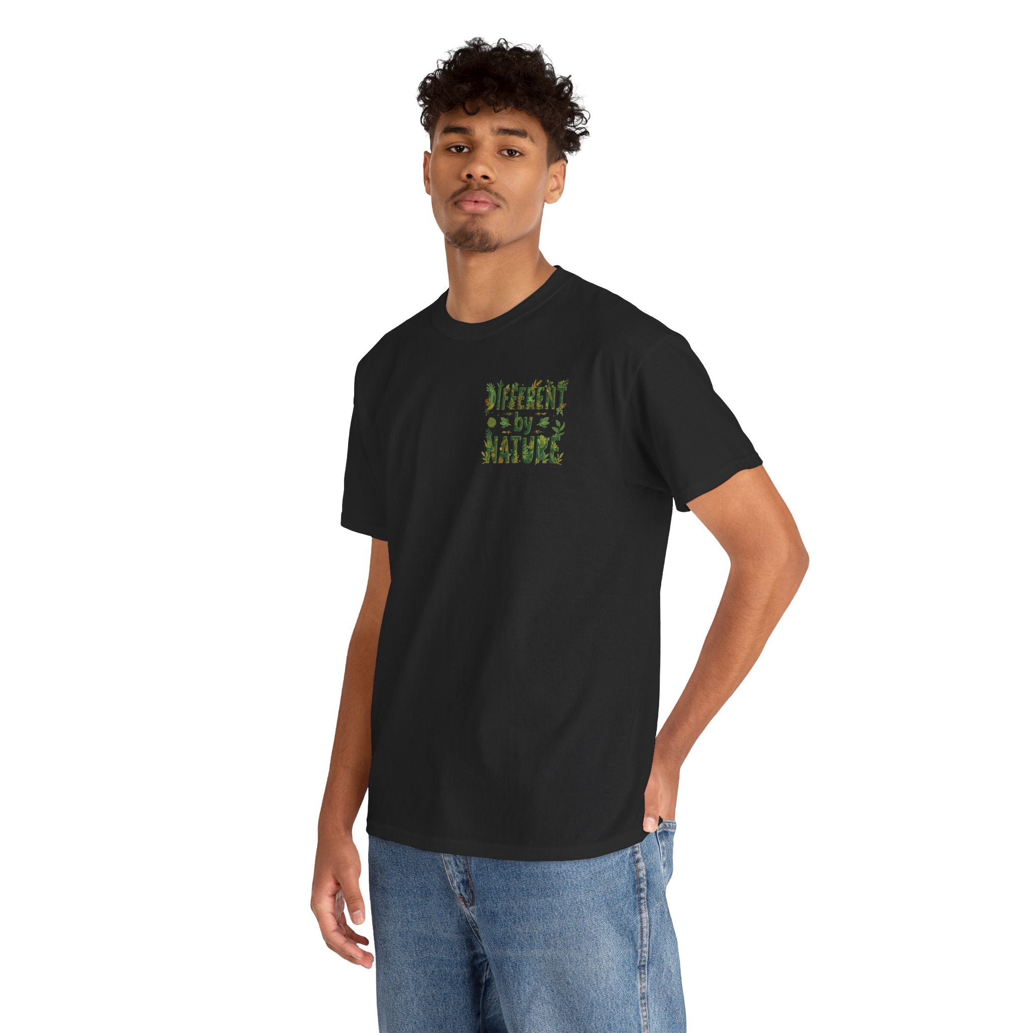 Different By Nature T-Shirt — Botanical Graphic Tee