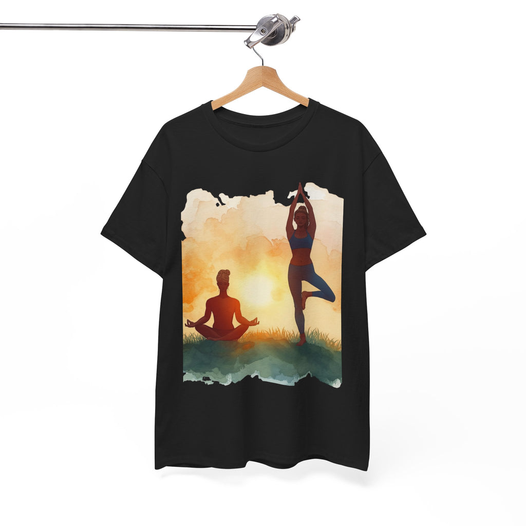 Yoga Sunset Tee — Meditation & Balance T-Shirt