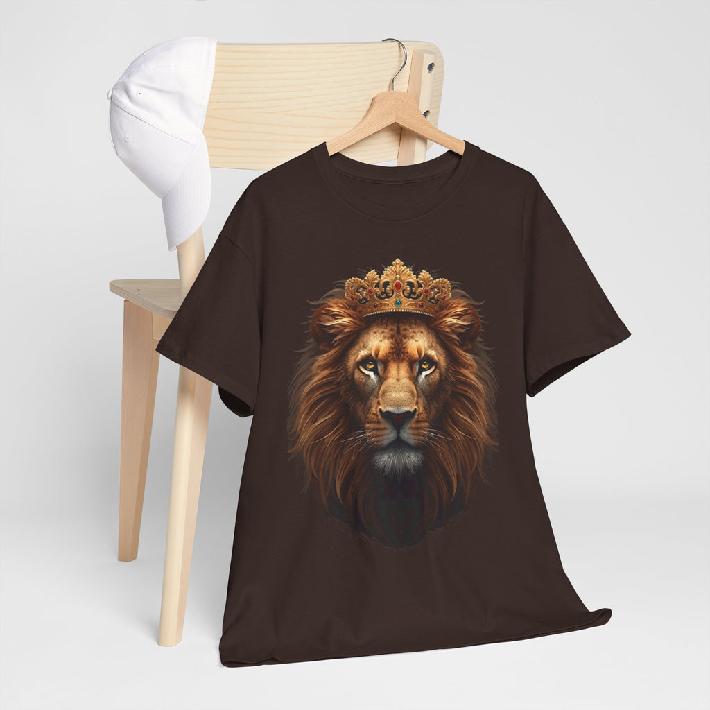 Lion King Crown T-Shirt — Regal Lion Face Graphic Tee
