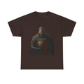 Knight Portrait T-Shirt — Dark Medieval Armor Graphic Tee