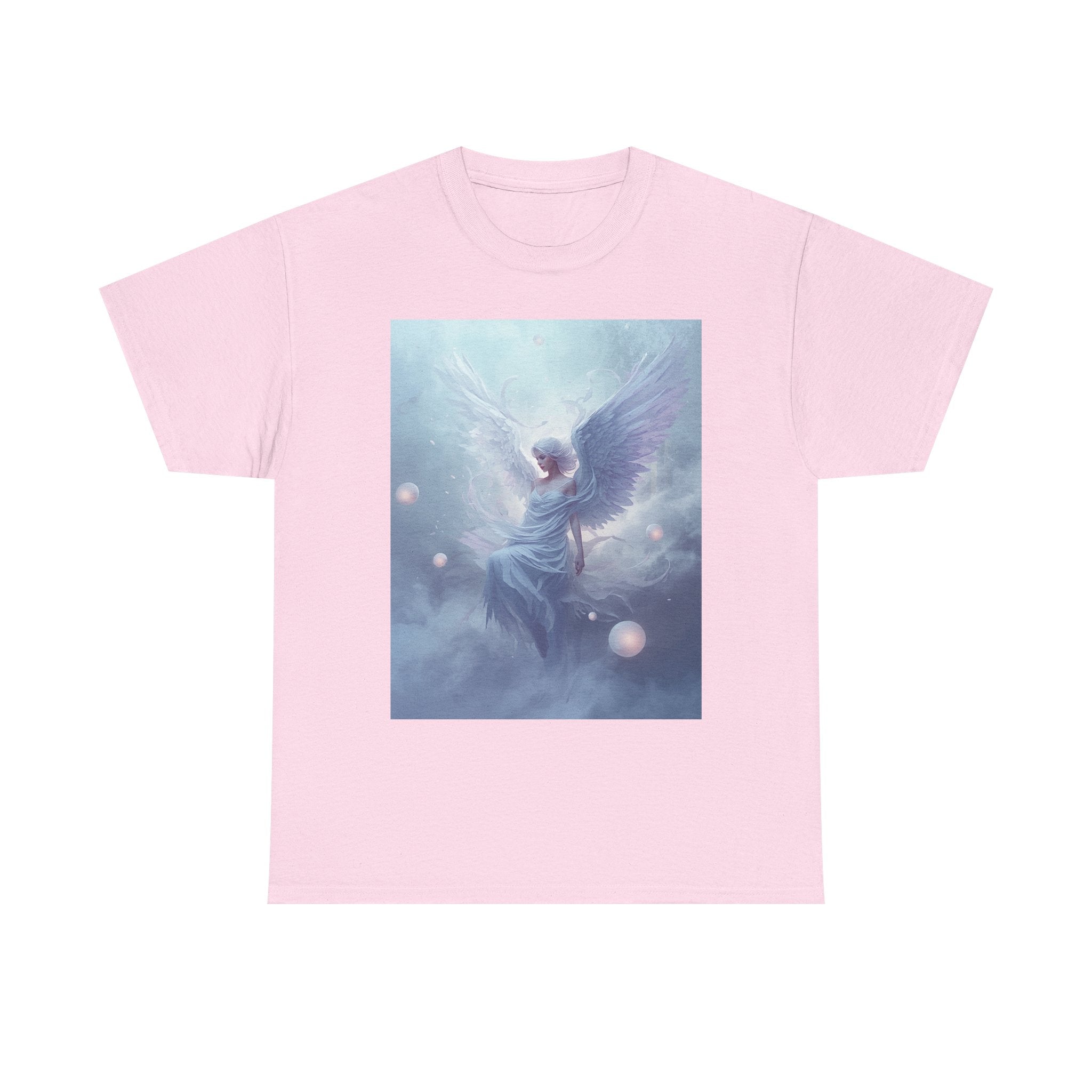 Angelic Wings T-Shirt – Ethereal Guardian Angel Art Tee