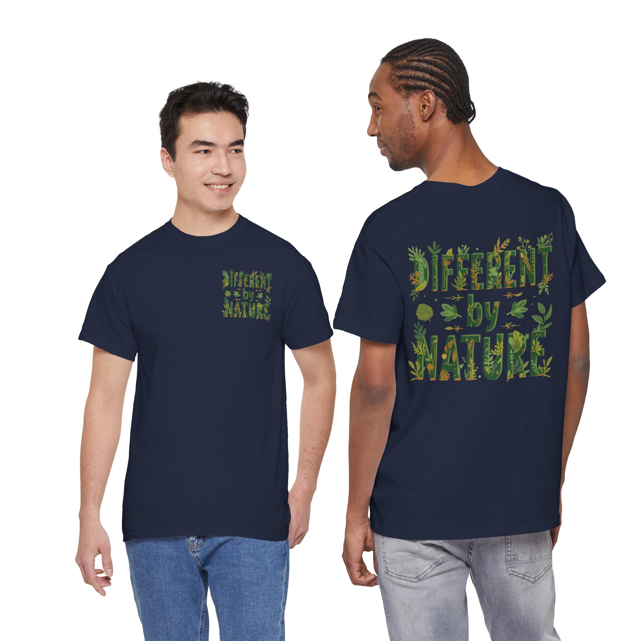 Different By Nature T-Shirt — Botanical Graphic Tee