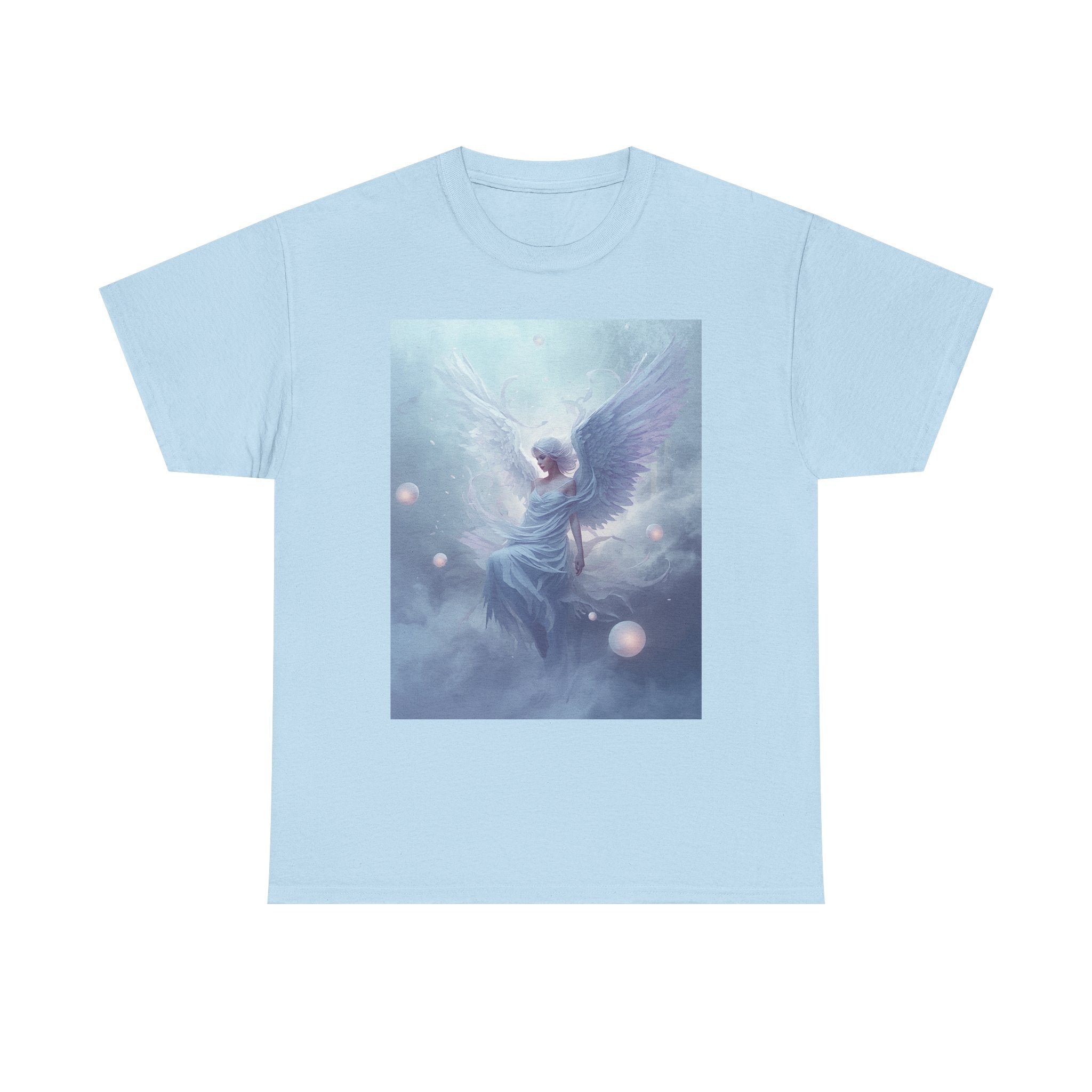 Angelic Wings T-Shirt – Ethereal Guardian Angel Art Tee