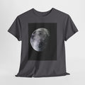 Moon Phase Tee — Realistic Half Moon Graphic T-Shirt