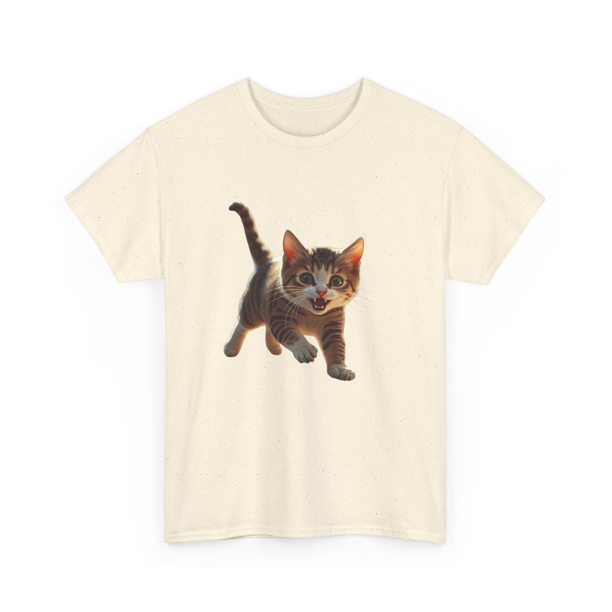 Kitten Graphic Tee — Cute Running Cat T-Shirt for Cat Lovers