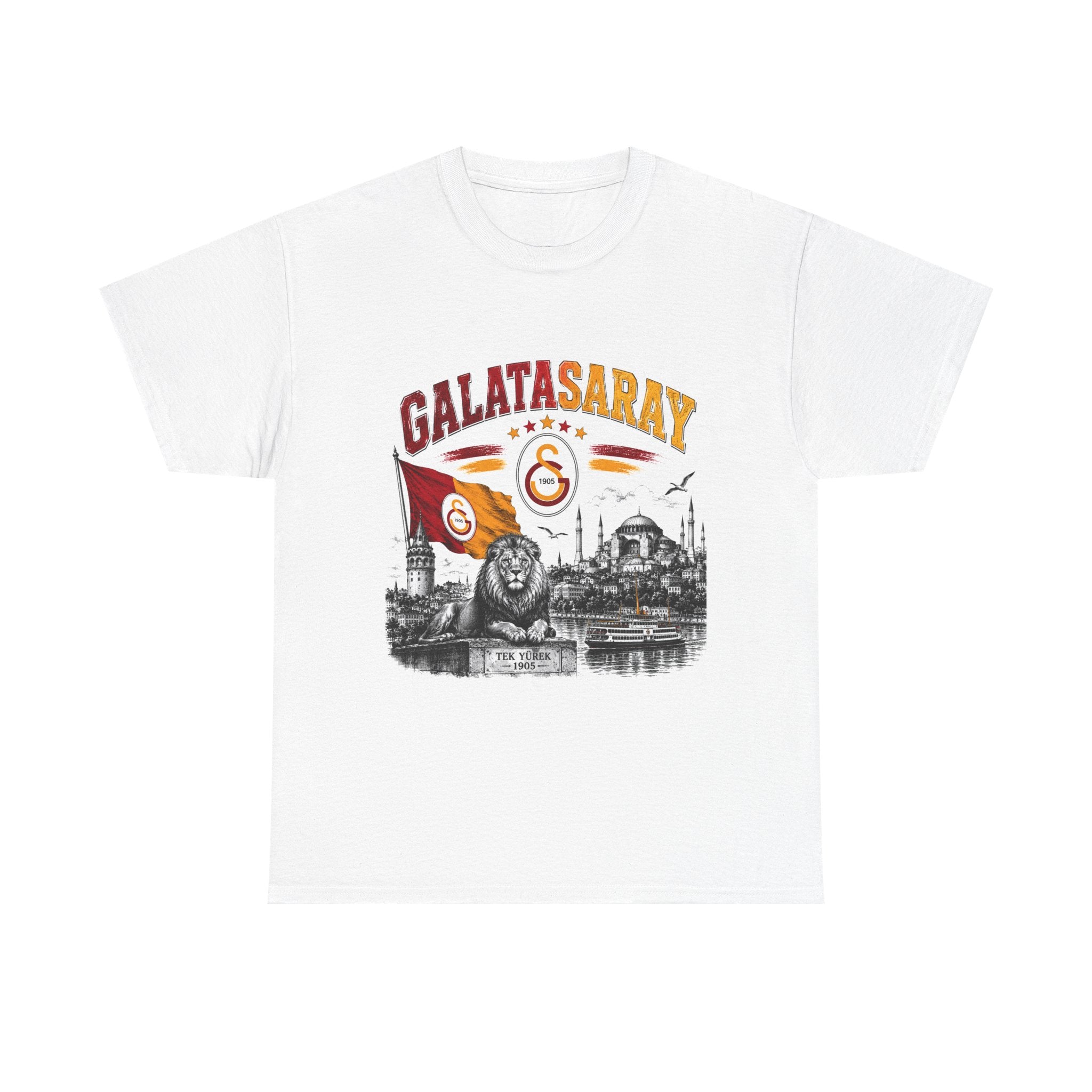 Galatasaray Istanbul Lion T-Shirt – Vintage Soccer Fan Tee