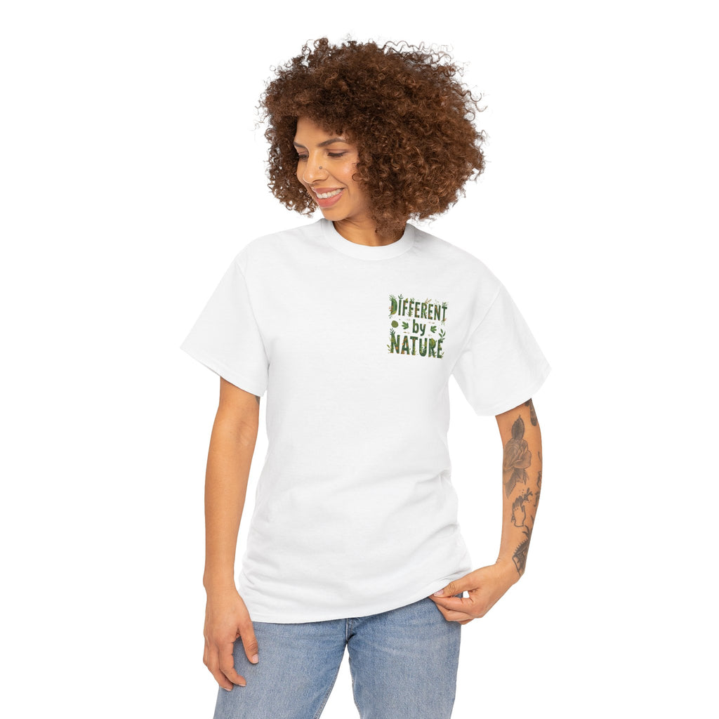 Different By Nature T-Shirt — Botanical Graphic Tee