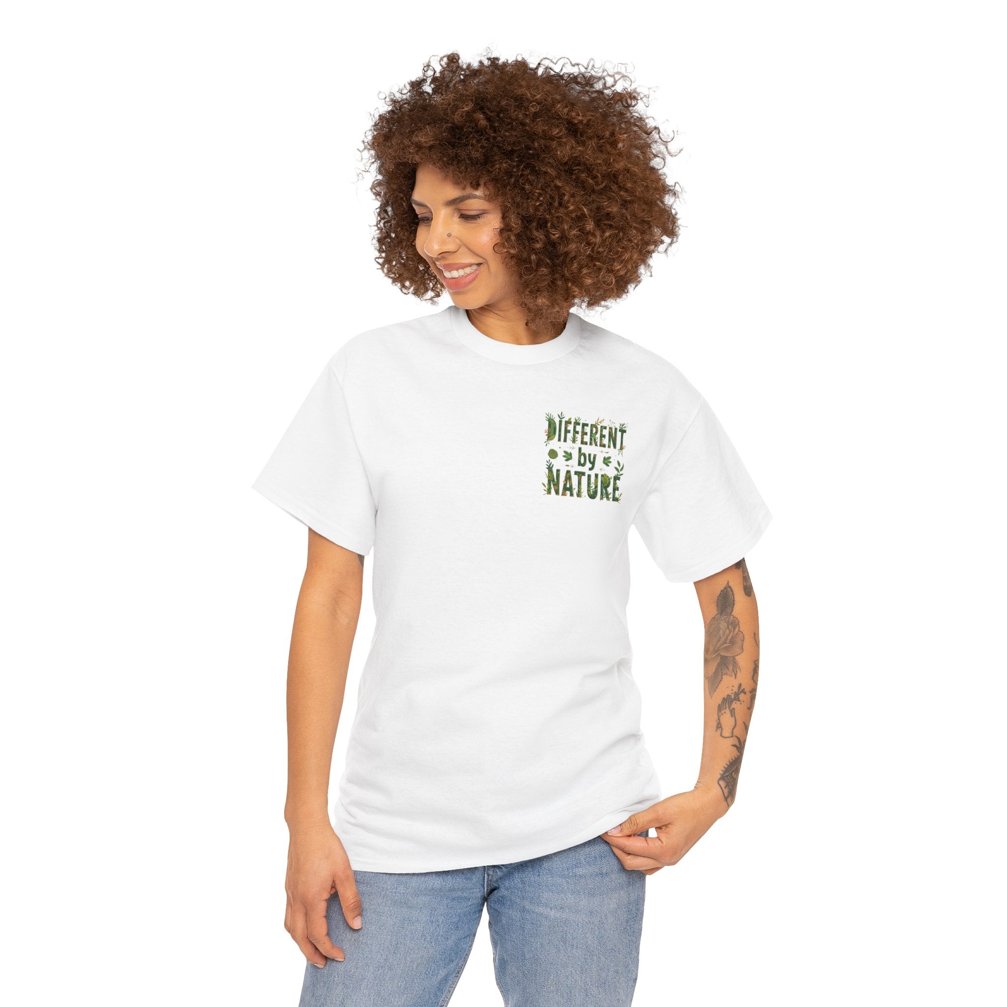 Different By Nature T-Shirt — Botanical Graphic Tee