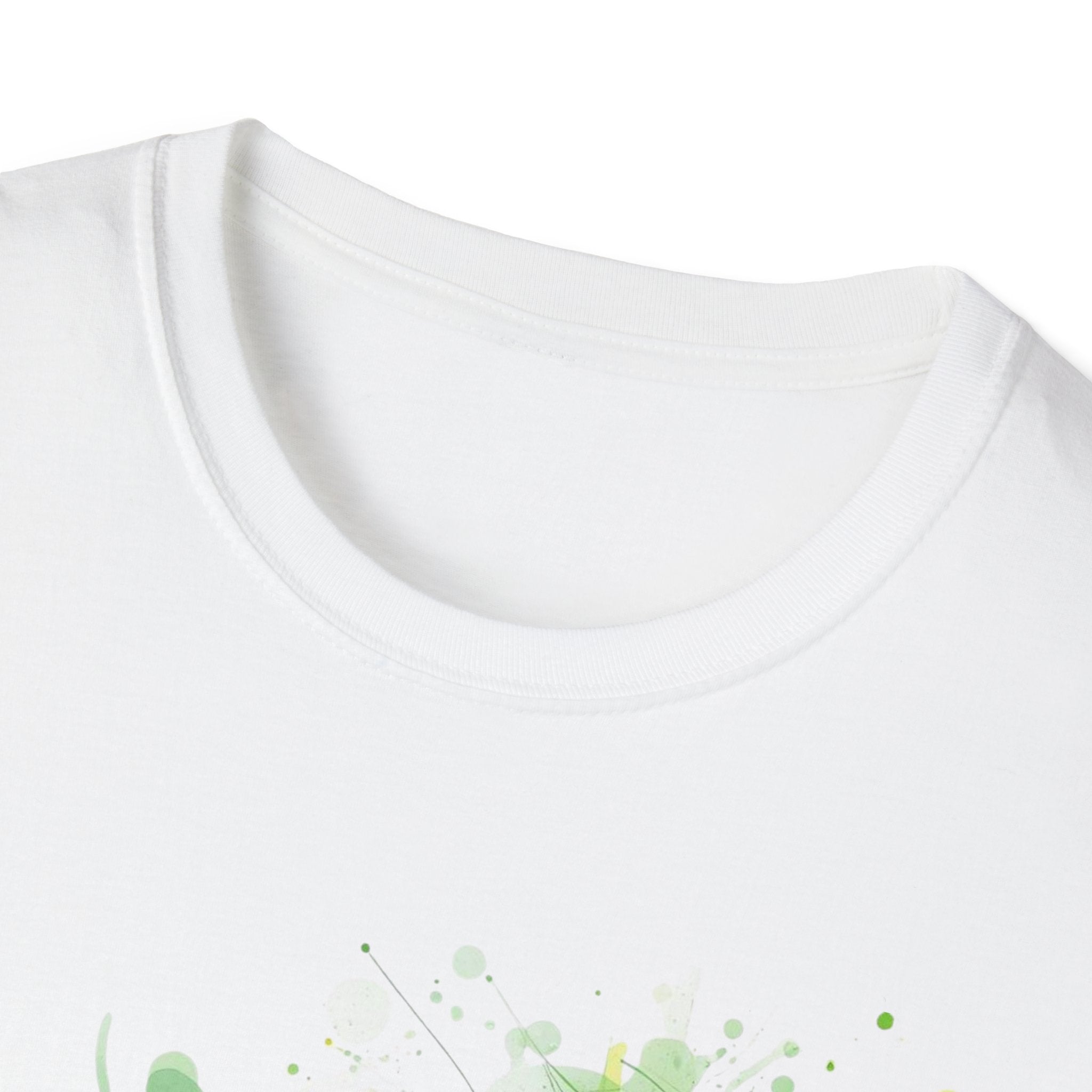 Runner Silhouette T-Shirt — Green Abstract Athletic Art