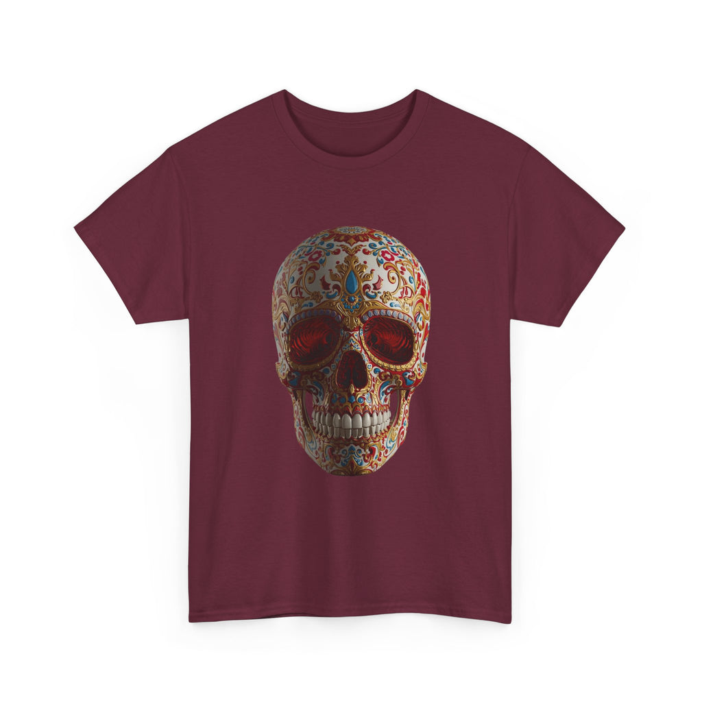 Sugar Skull T-Shirt — Day of the Dead Floral Skull Tee