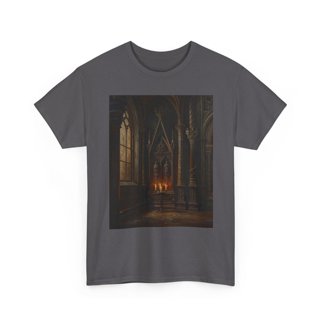 Gothic Cathedral Candlelight T-Shirt