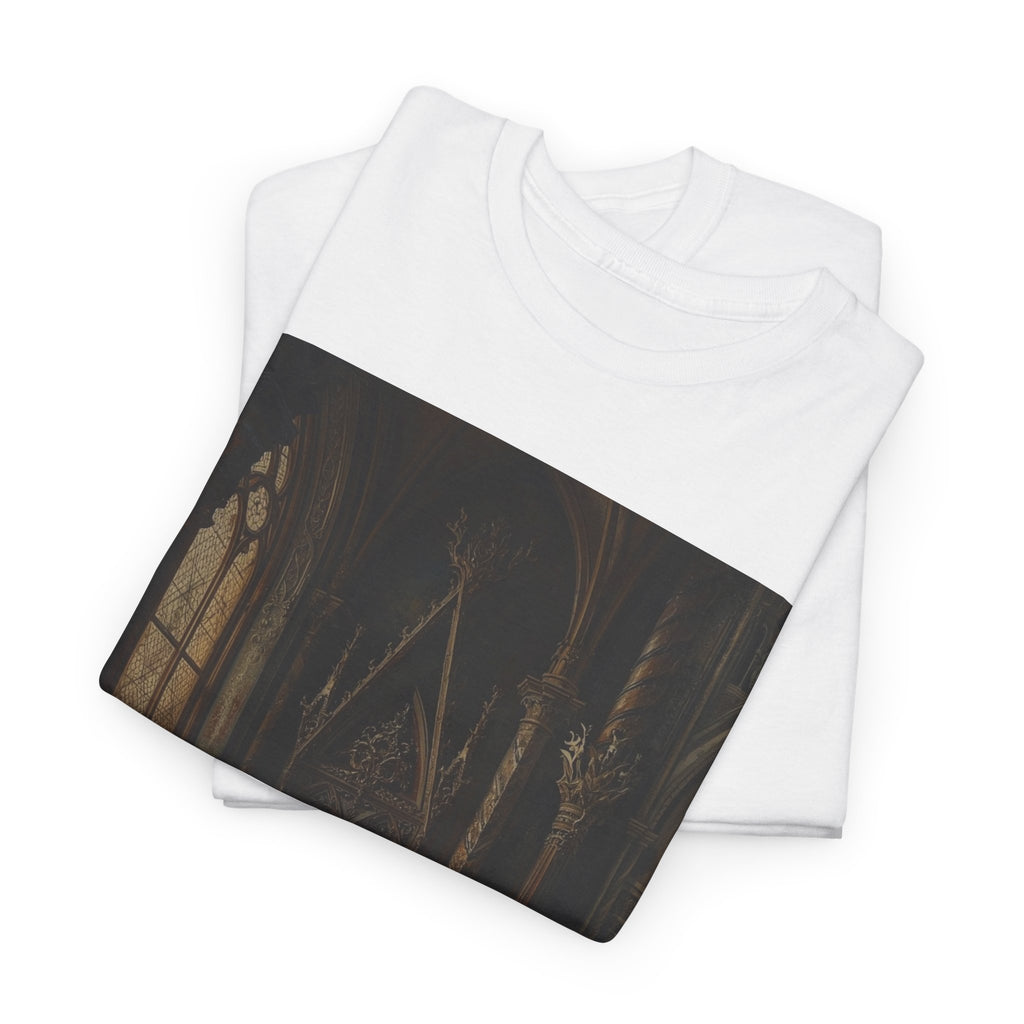Gothic Cathedral Candlelight T-Shirt