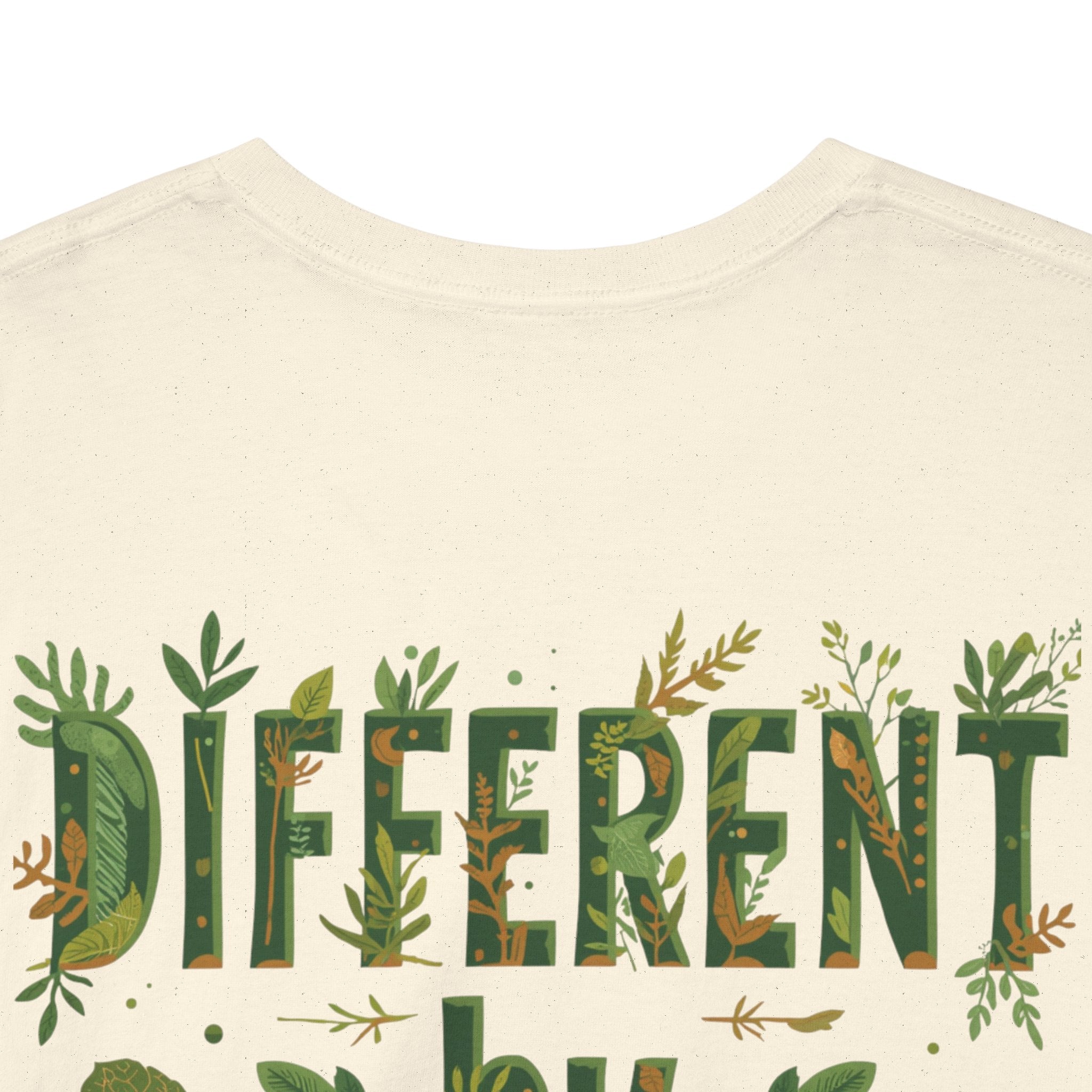 Different By Nature T-Shirt — Botanical Graphic Tee