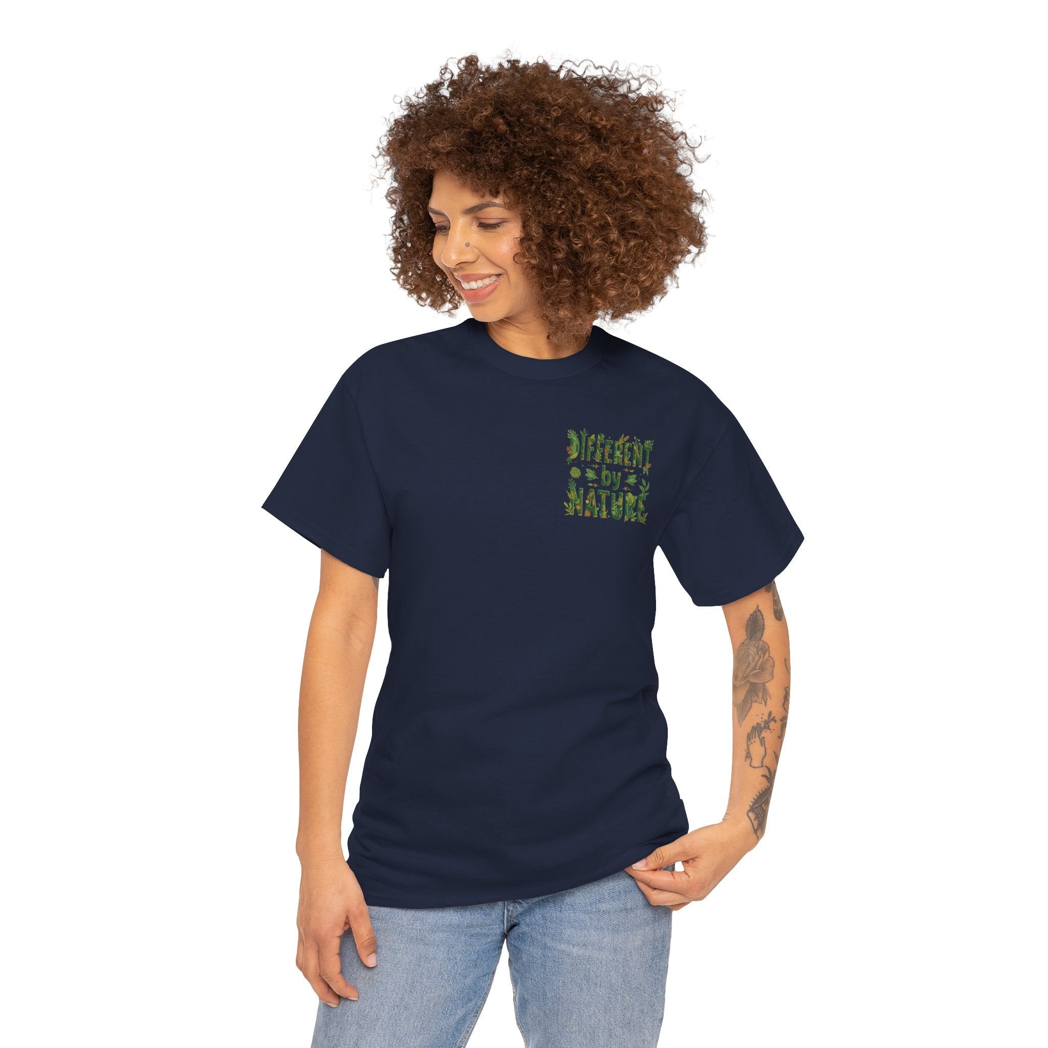 Different By Nature T-Shirt — Botanical Graphic Tee