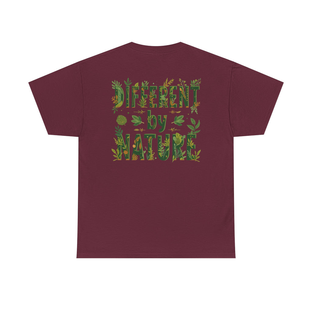 Different By Nature T-Shirt — Botanical Graphic Tee