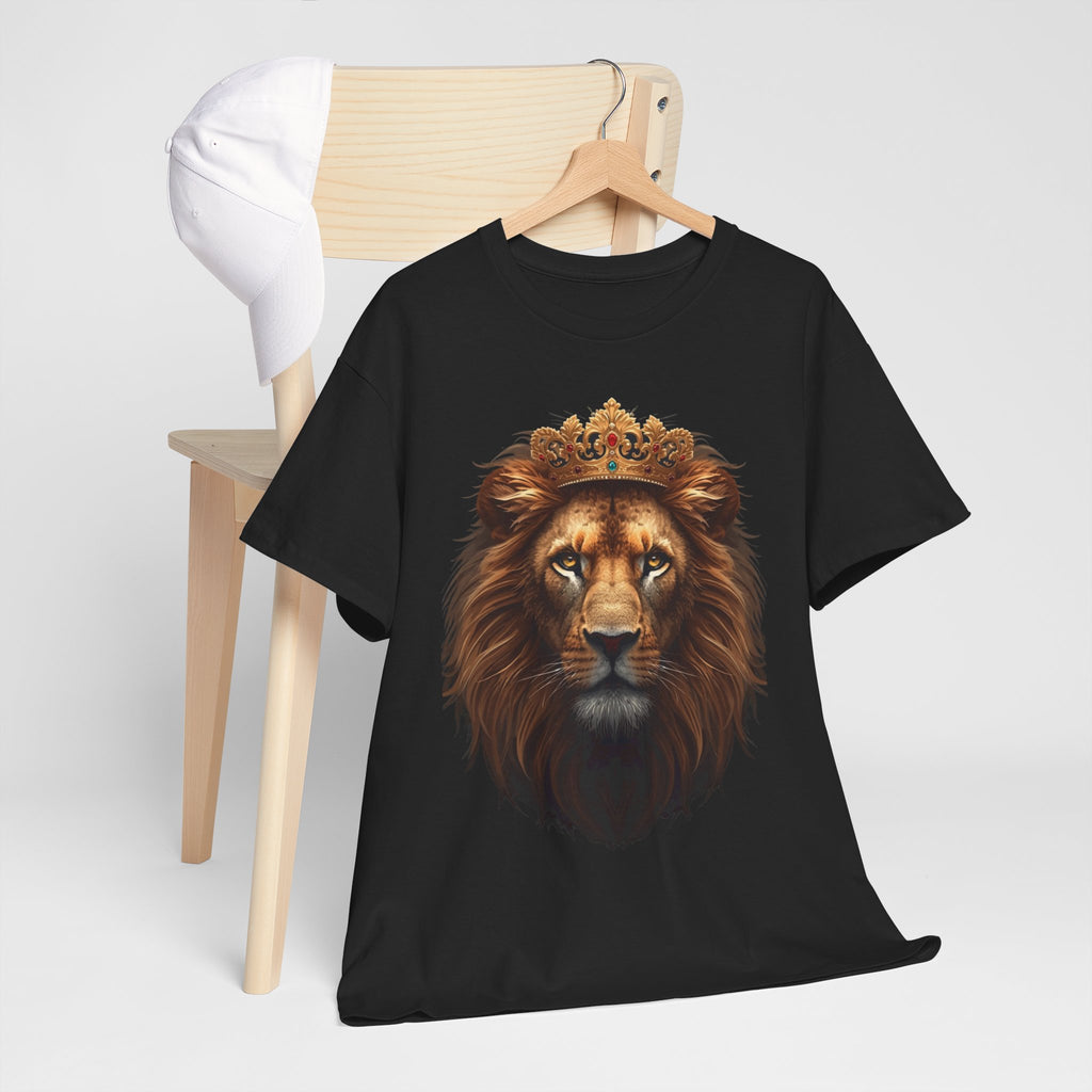 Lion King Crown T-Shirt — Regal Lion Face Graphic Tee