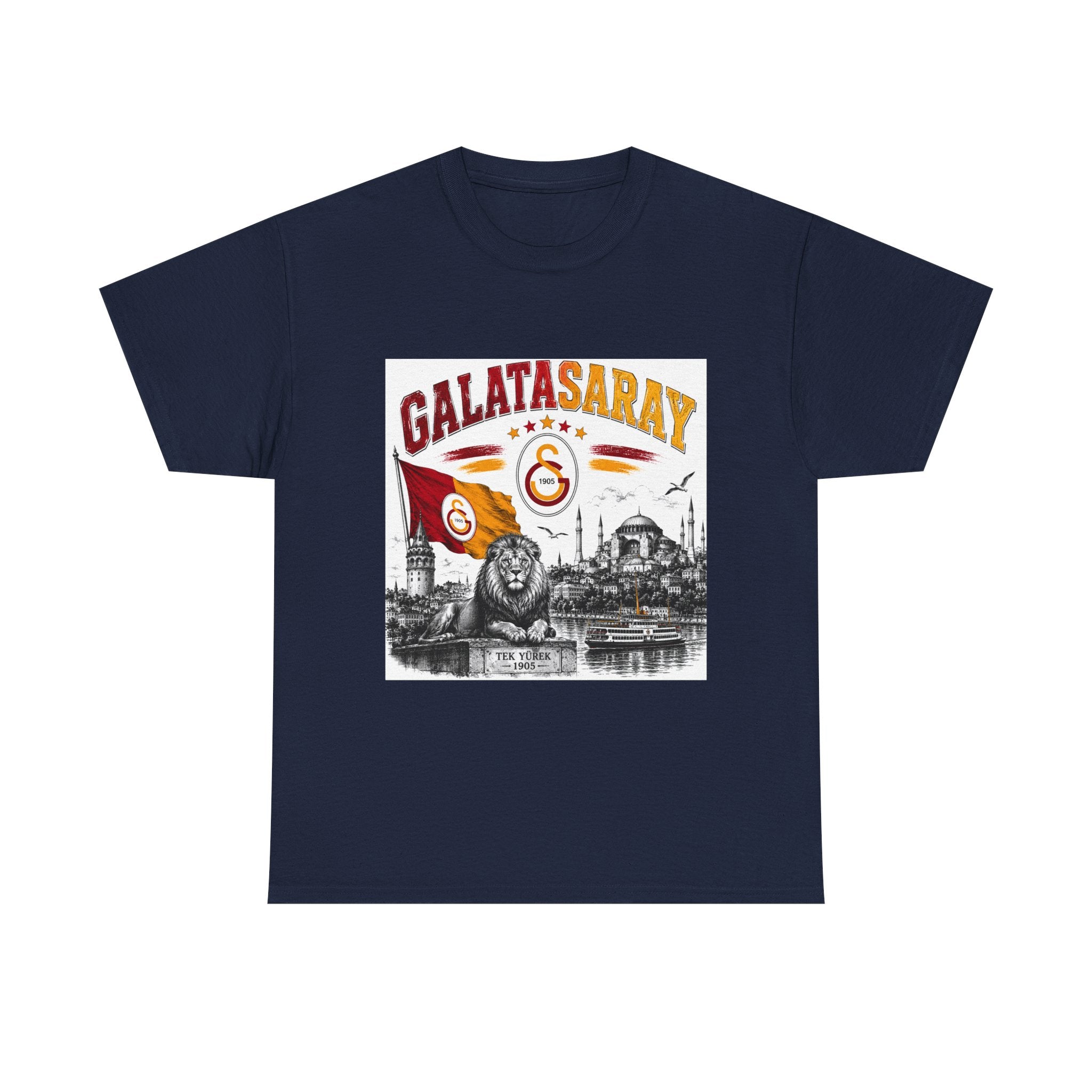 Galatasaray Istanbul Lion T-Shirt – Vintage Soccer Fan Tee