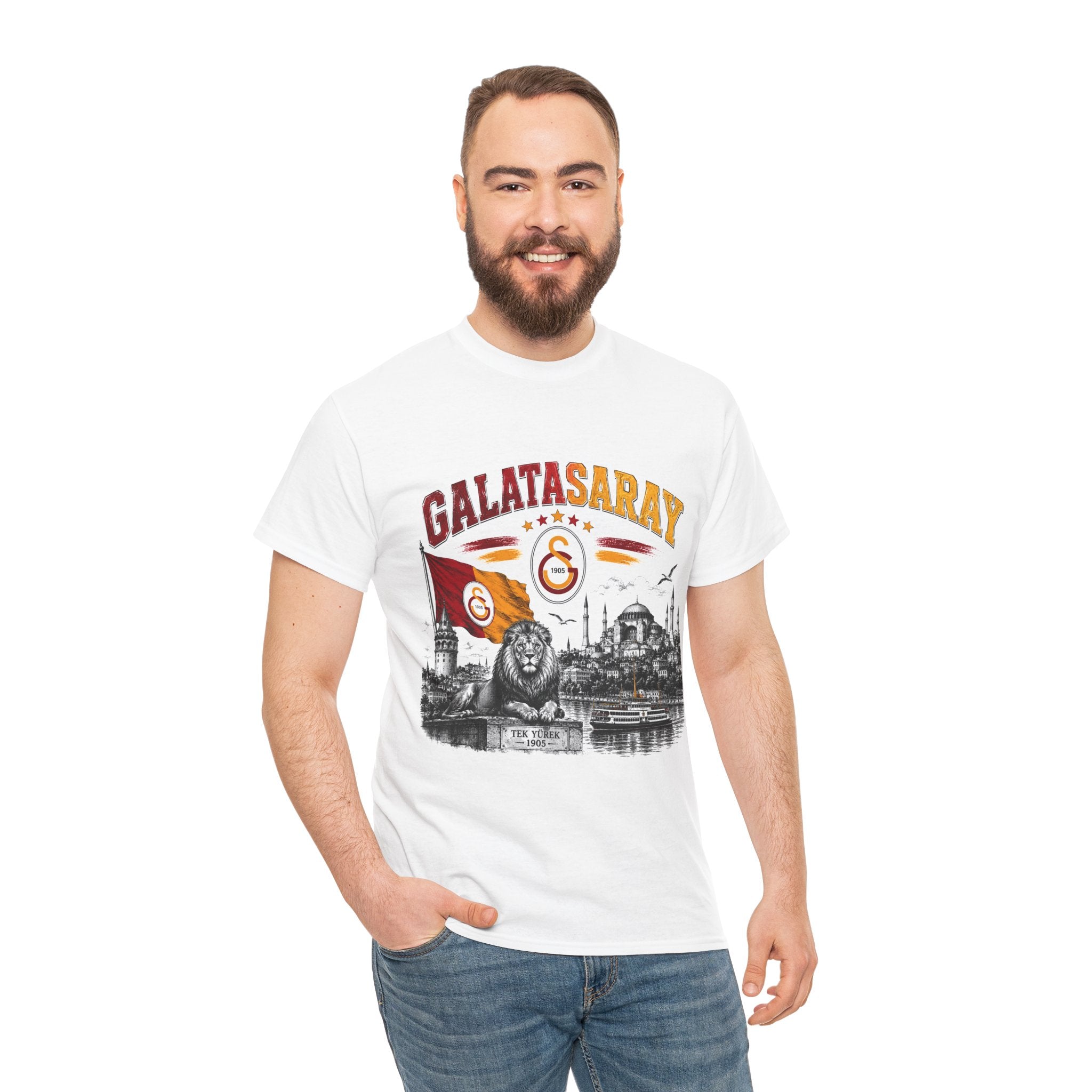 Galatasaray Istanbul Lion T-Shirt – Vintage Soccer Fan Tee
