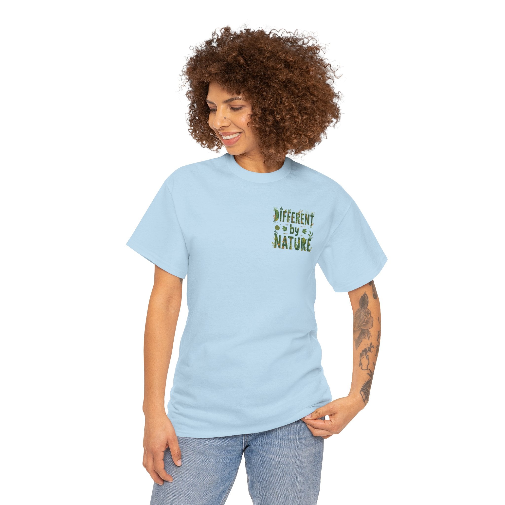 Different By Nature T-Shirt — Botanical Graphic Tee