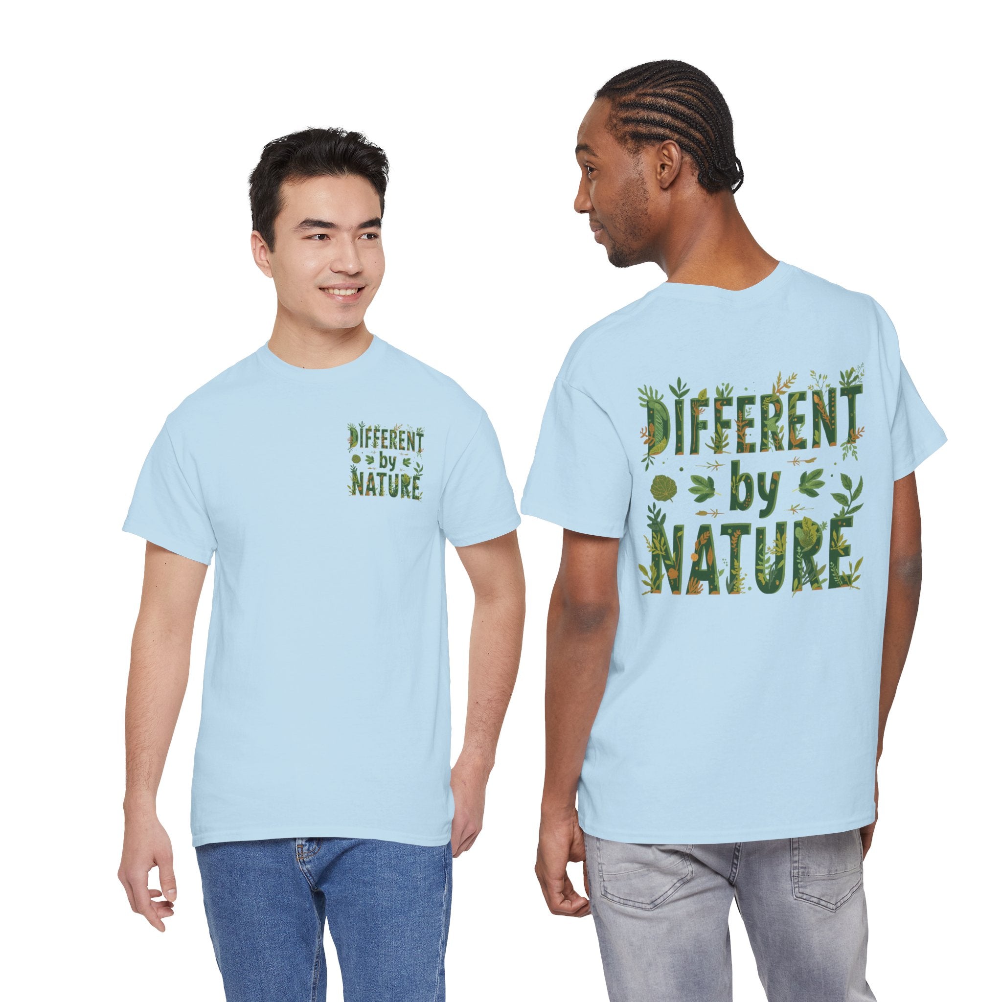 Different By Nature T-Shirt — Botanical Graphic Tee